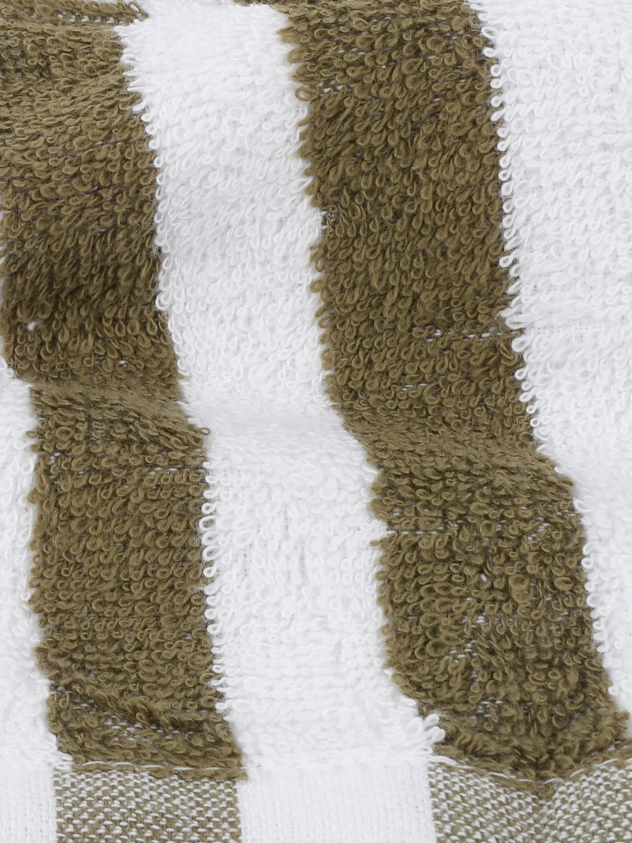 Dream House Waschhandschuh gestreift 16x21 Grün 919675 MOSS 3