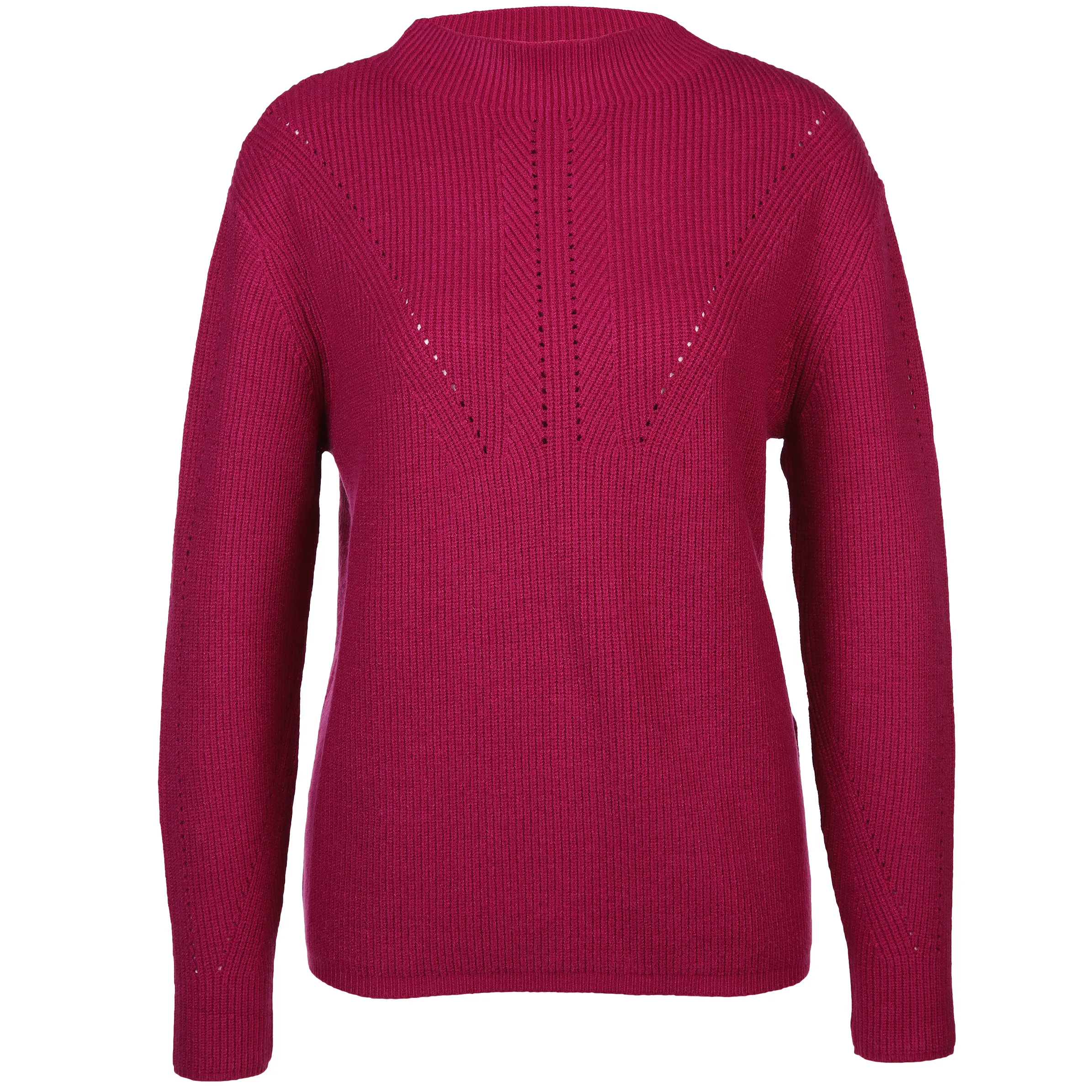 Street One A302380 LTD QR ribbed sweater w. point Pink 886419 15143 1 Street One A302380 LTD QR ribbed sweater w. point Pink 886419 15143 1