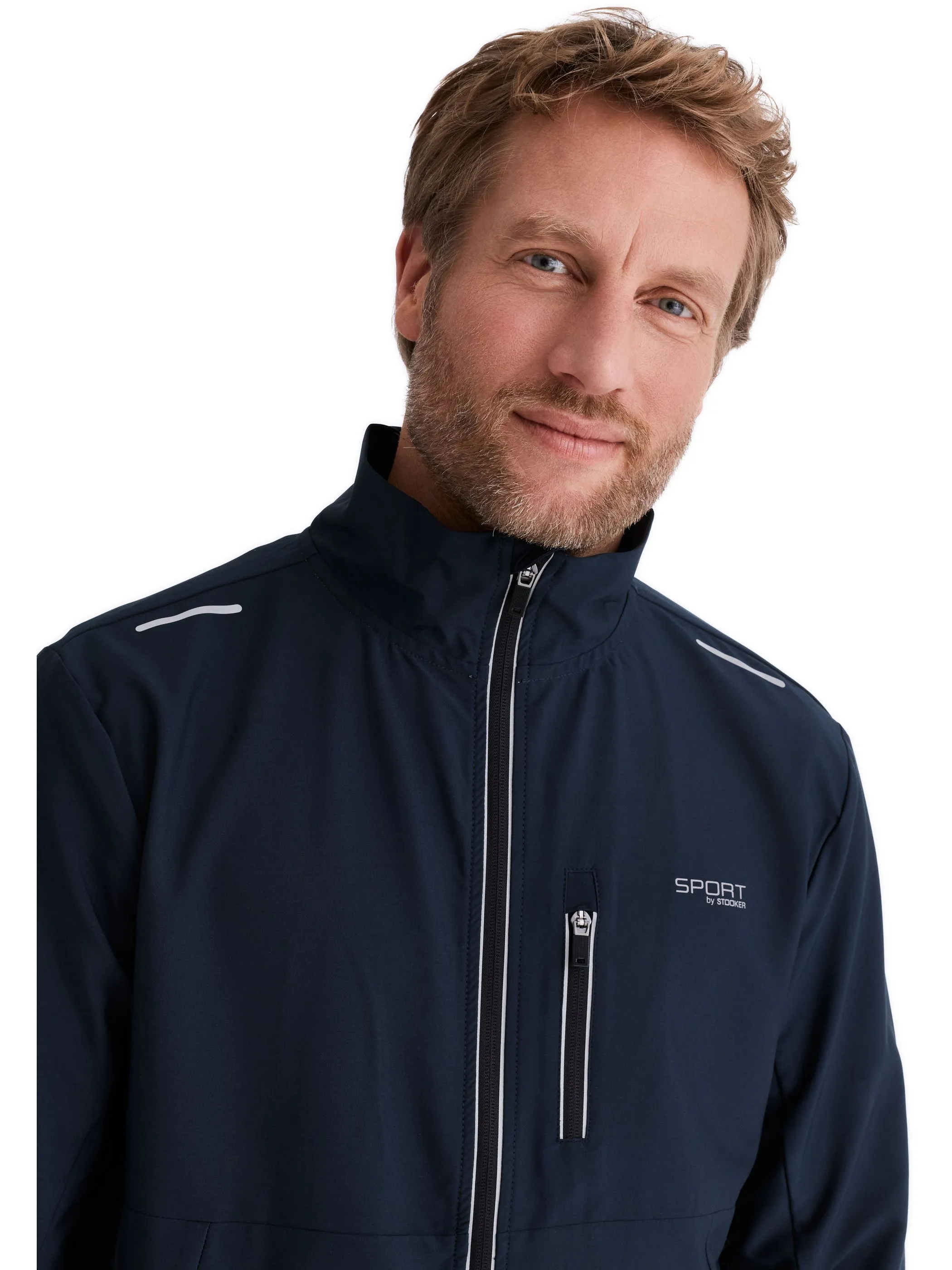 Stooker HAKA Sport 06910270004800 He-Sweatjacke tJOHN Blau 913892 4800 3
