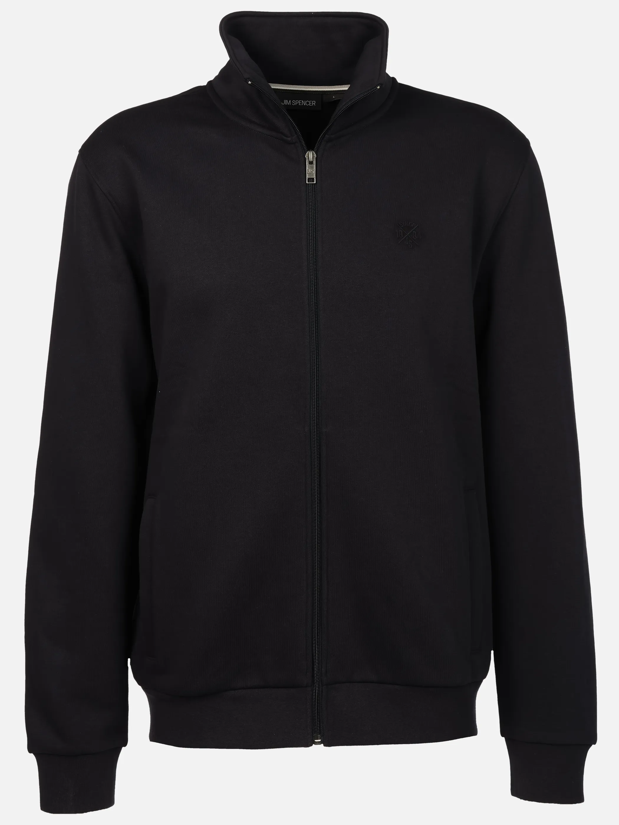 Jim Spencer He. Sweatjacke side pockets Schwarz 919309 BLACK 1