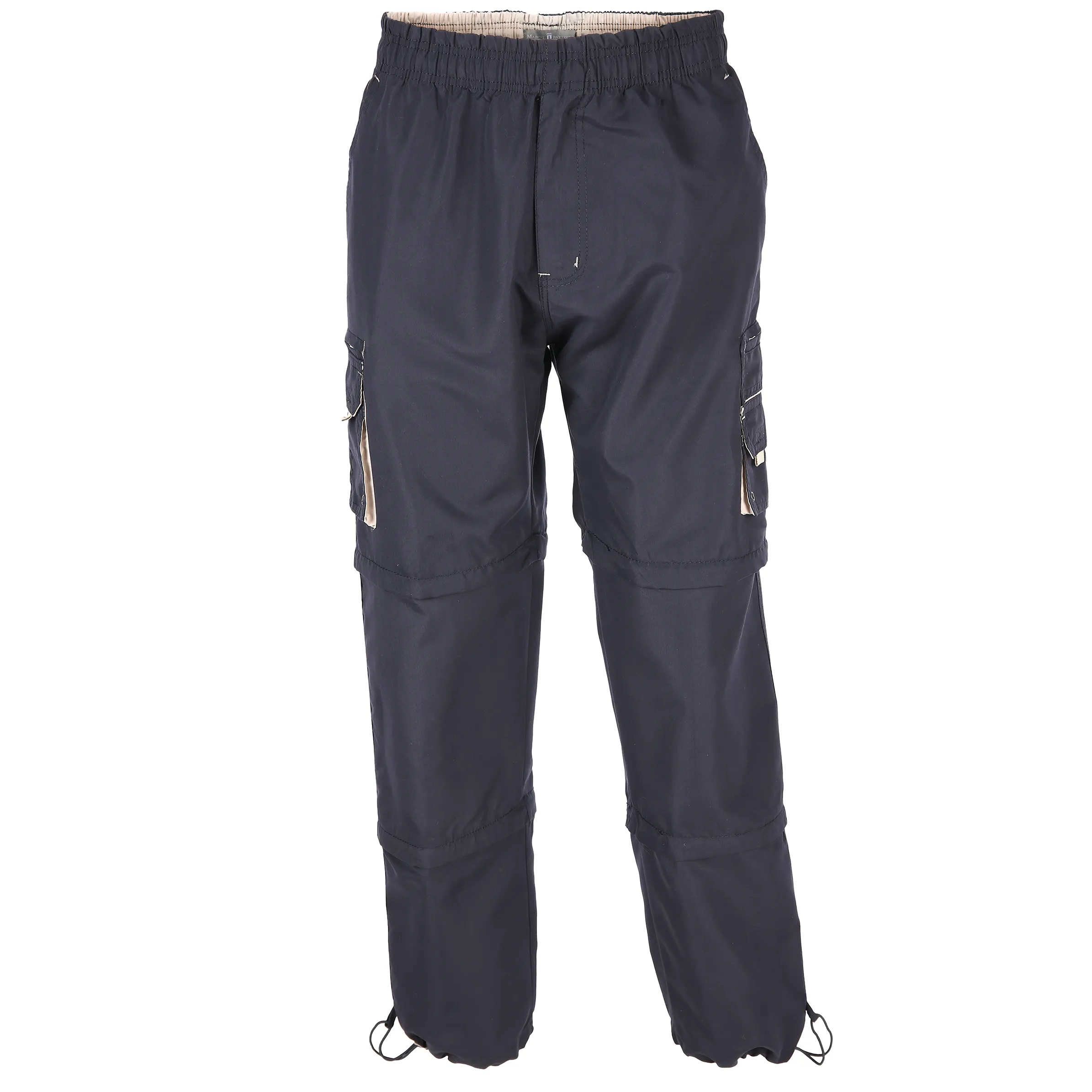 Marcel Battiston He. Hose Doppel-Zipp-Off Grau 805201 DK GRAU 1