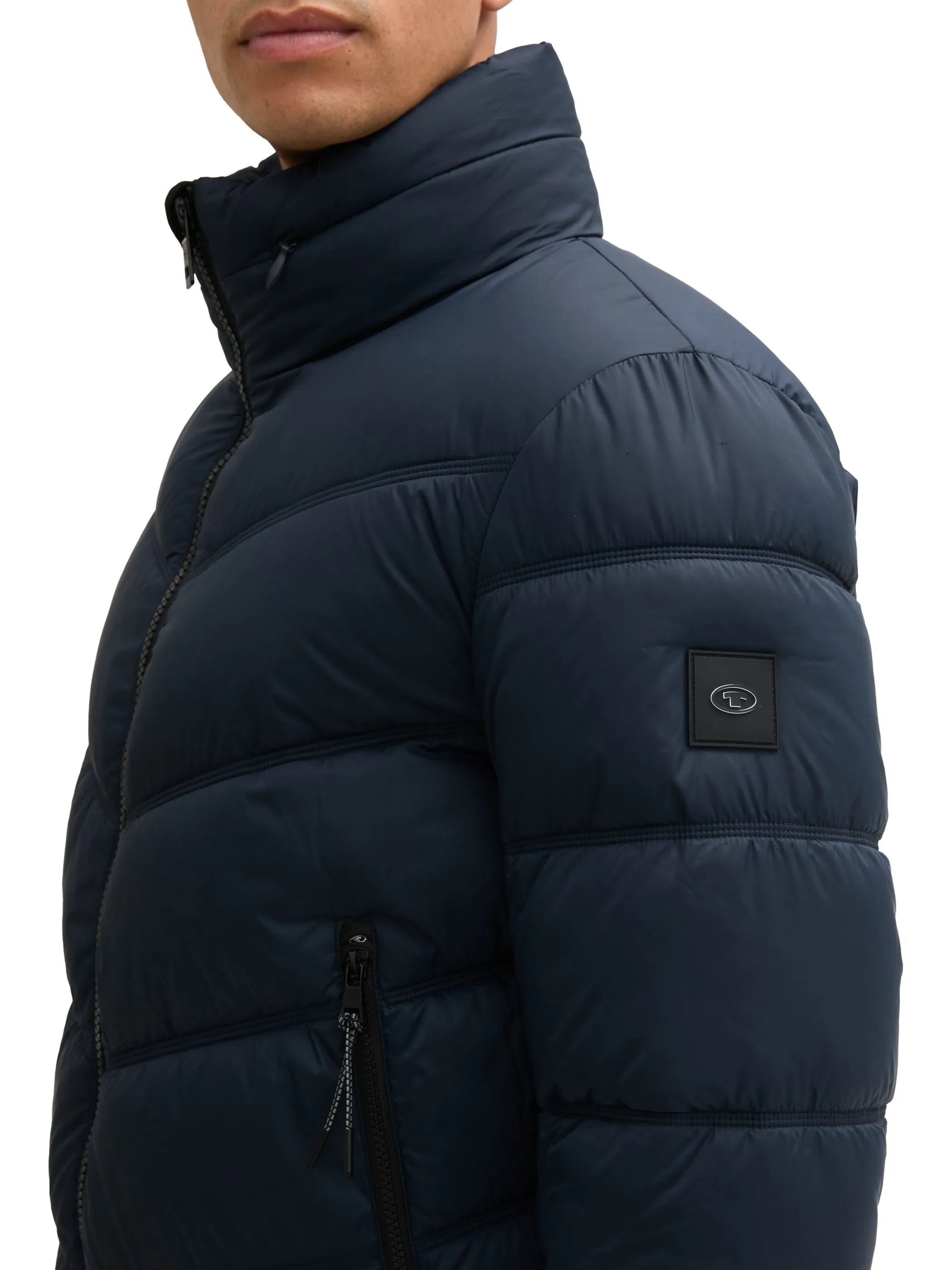 Tom Tailor 1042207 sporty puffer jacket Blau 898850 10668