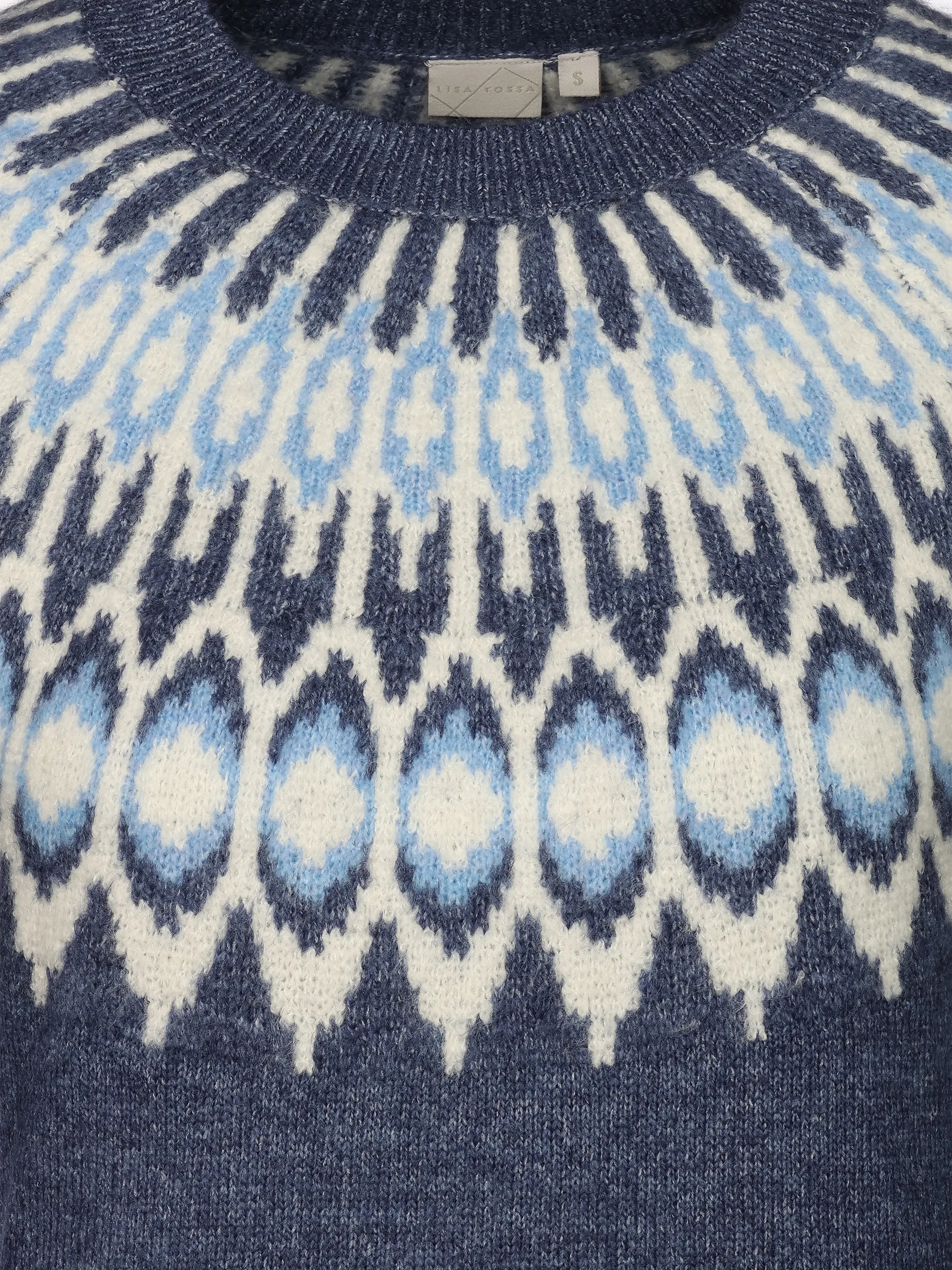 Lisa Tossa Da. Norweger Pullover Blau 929256 BLAU 3