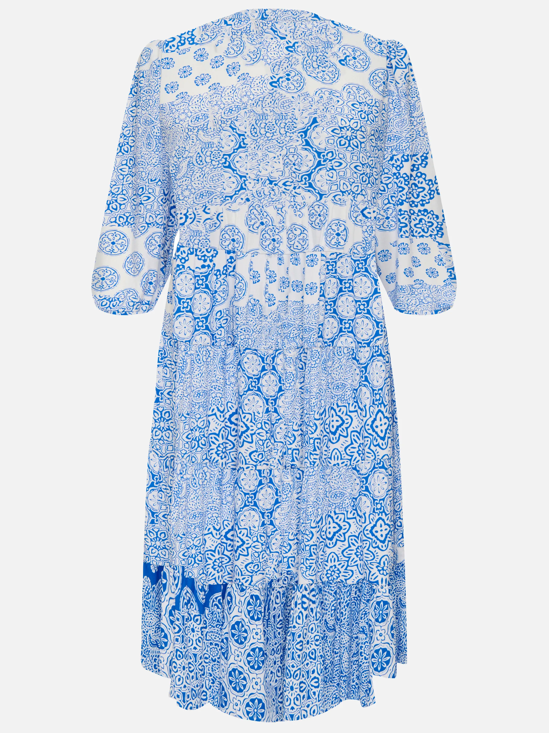 Only Carmakoma 15344321 CARMILANA 3/4 DRESS W Blau 922445 219550003 4