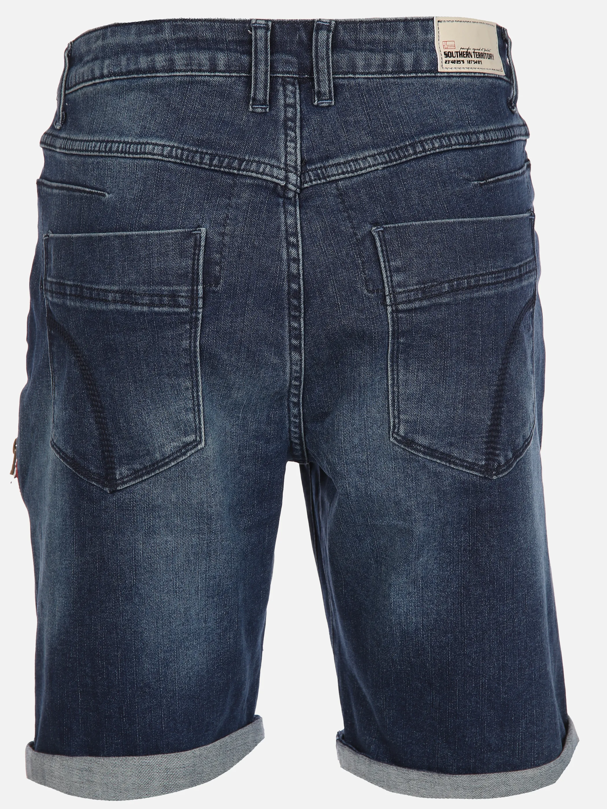 Southern Territory YF-He- Jeans-Short "Patrick" Blau 891816 D BLUE 2