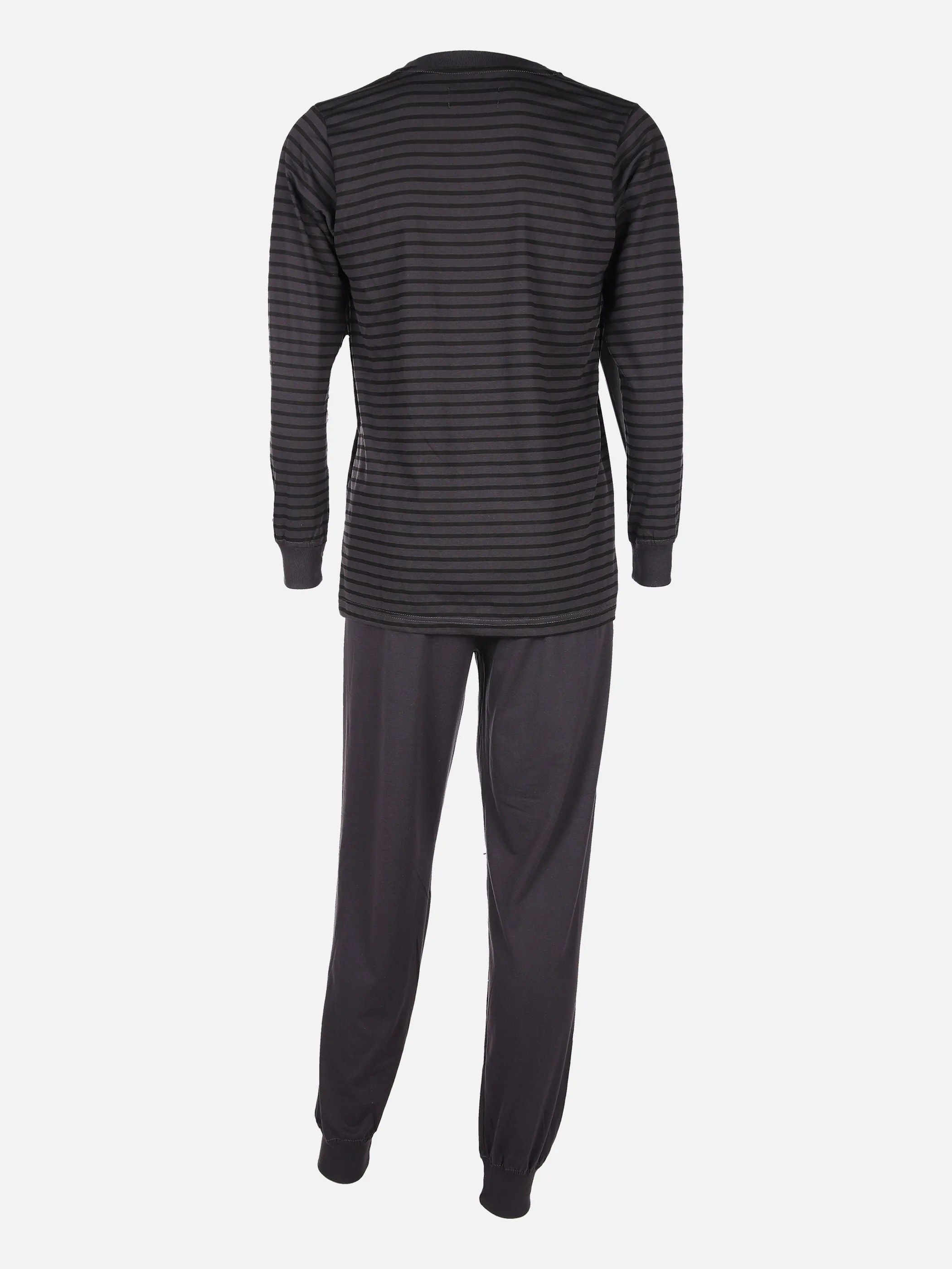Sergio Maldini He-Schlafanzug - gestreift Grau 840789 GRAU/ANTHR 2