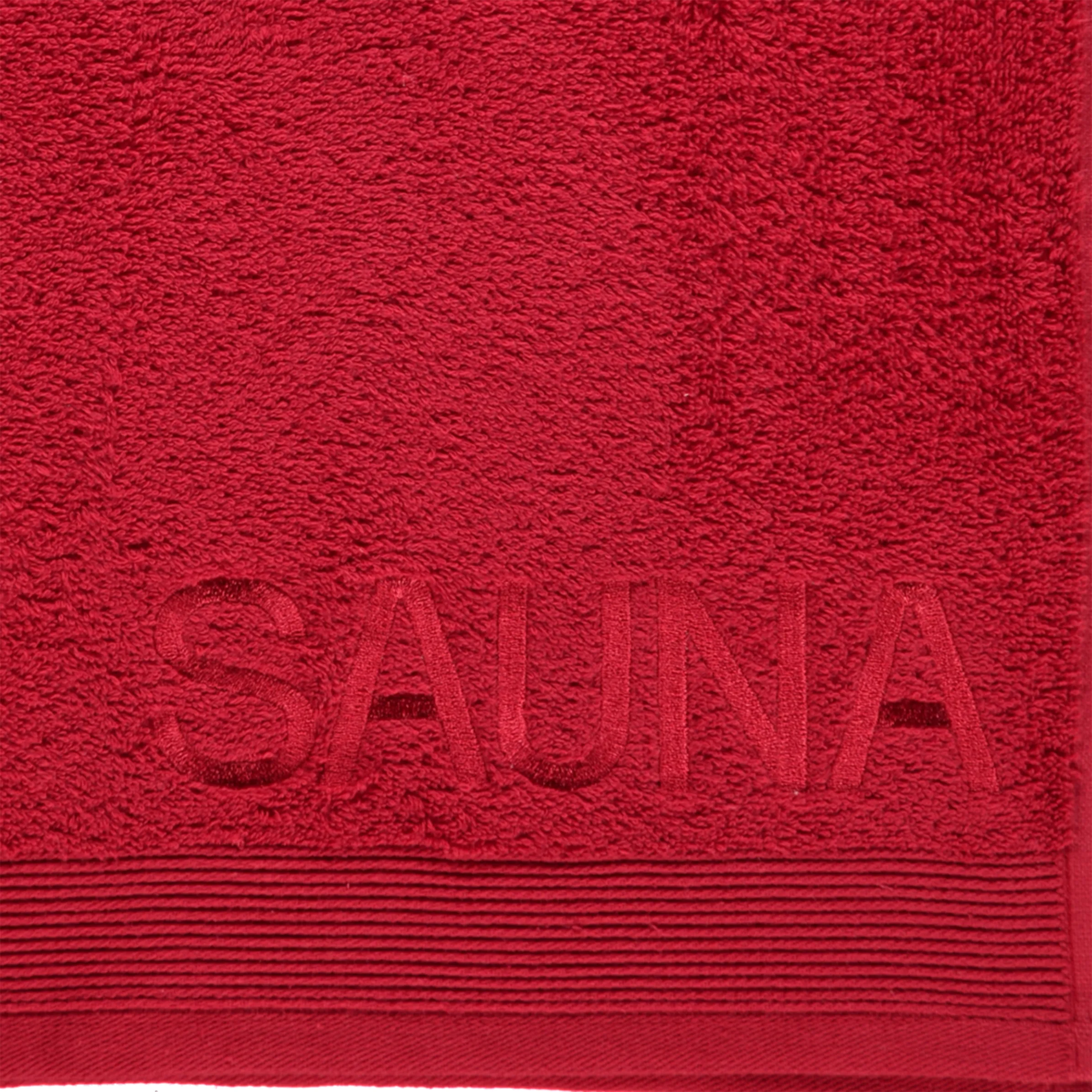 Villa Grinario Saunatuch 70x180cm Rot 803688 ROT 3 Villa Grinario Saunatuch 70x180cm Rot 803688 ROT 3