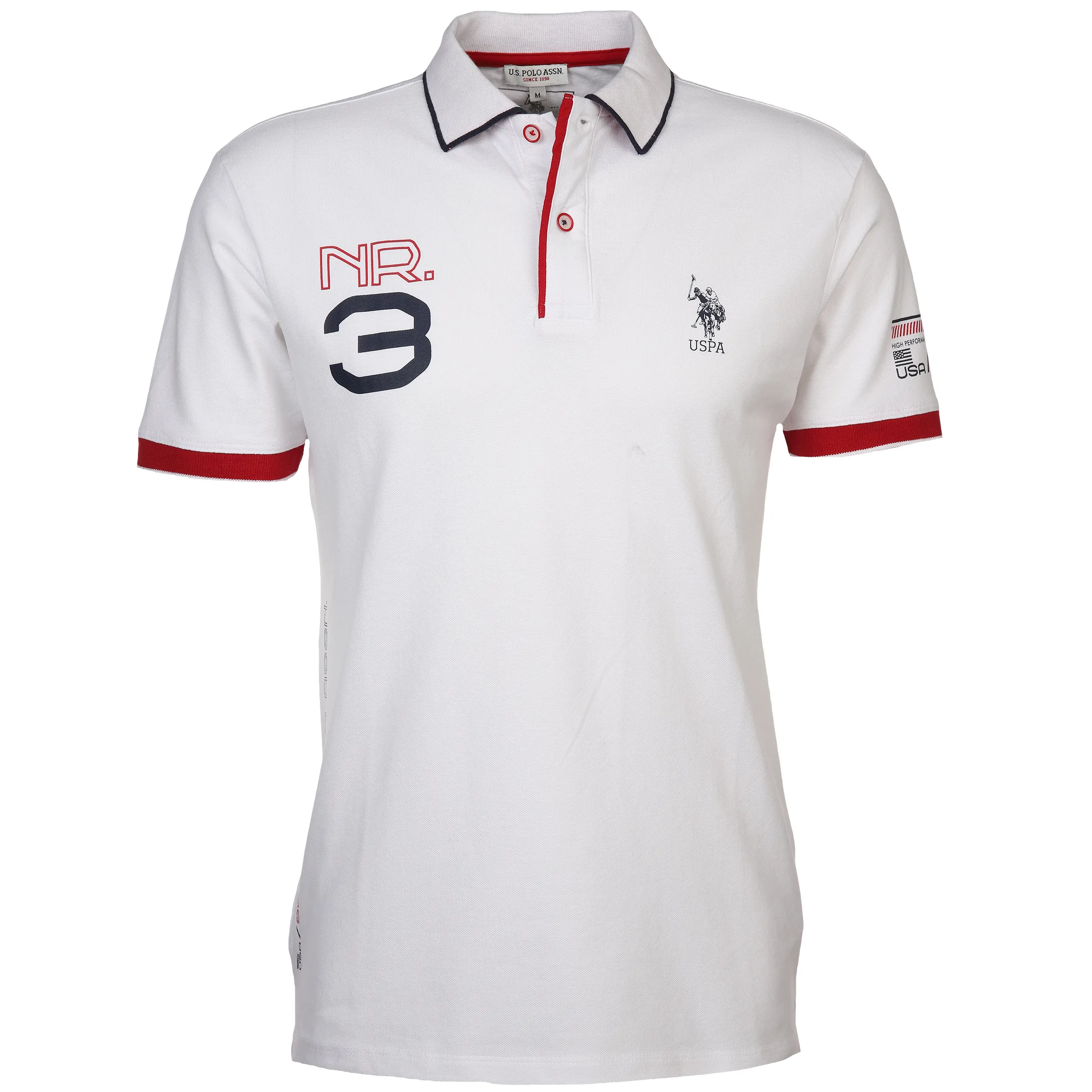 U.S. Polo Assn. He. Poloshirt 1/2 Arm Weiß 881266 WEIß 1 U.S. Polo Assn. He. Poloshirt 1/2 Arm Weiß 881266 WEIß 1