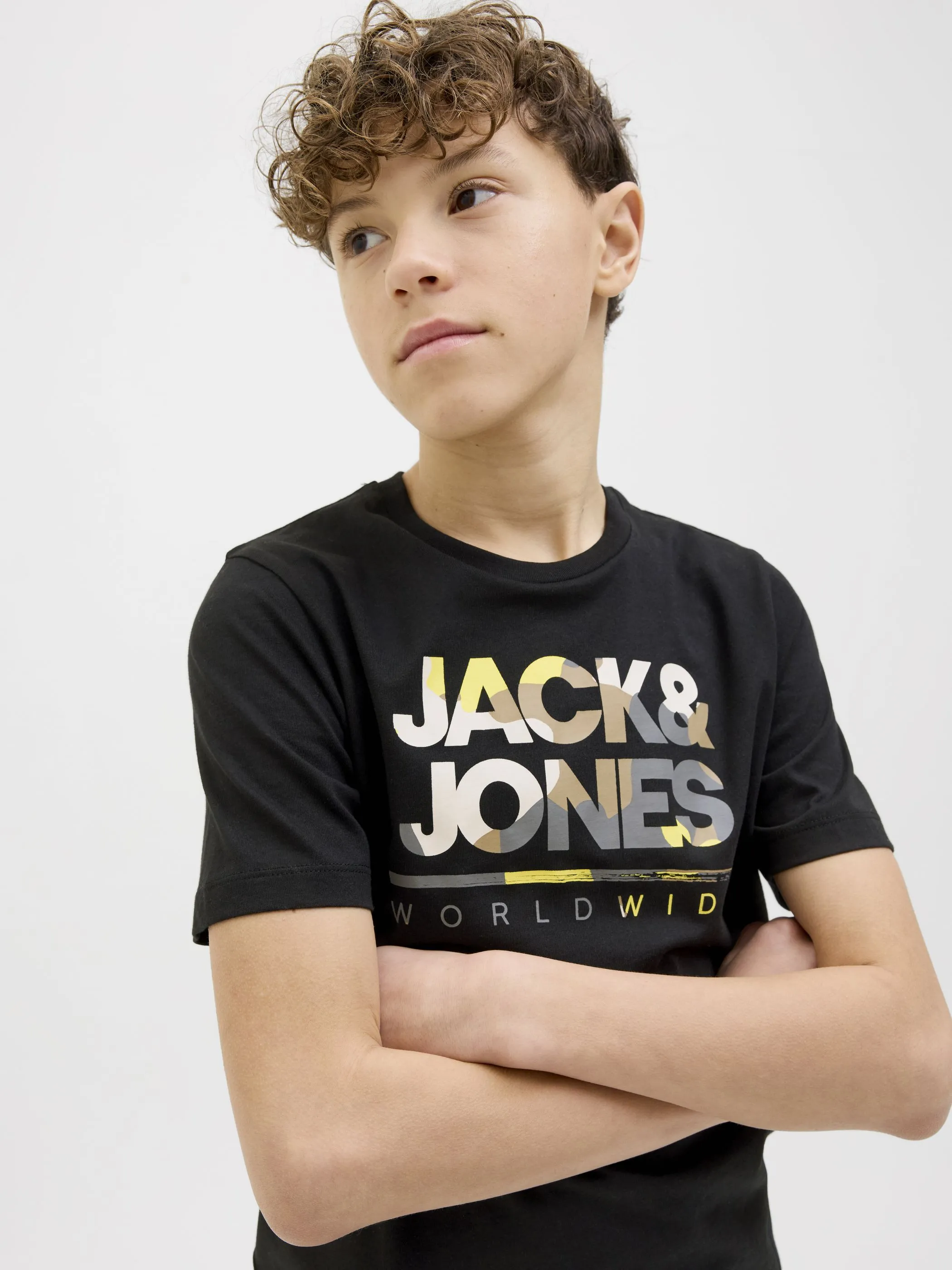 Jack&Jones Junior 12259476 JJLUKE TEE SS CREW NE Blau 907284 178012003 2