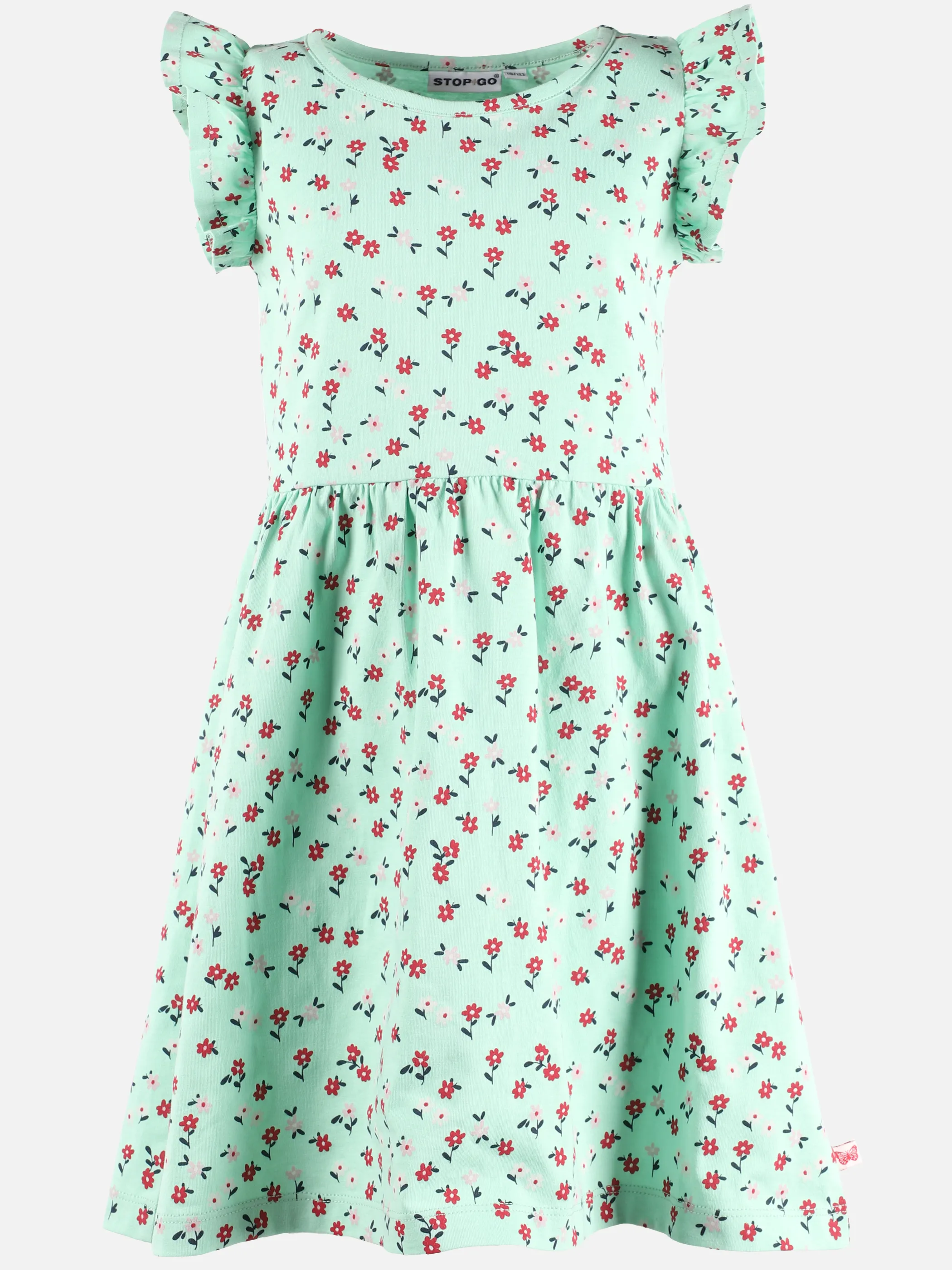 Stop + Go KM Kleid mit AOP in pink/grün/rosa/blau Grün 891558 GRÜN 1 Stop + Go KM Kleid mit AOP in pink/grün/rosa/blau Grün 891558 GRÜN 1