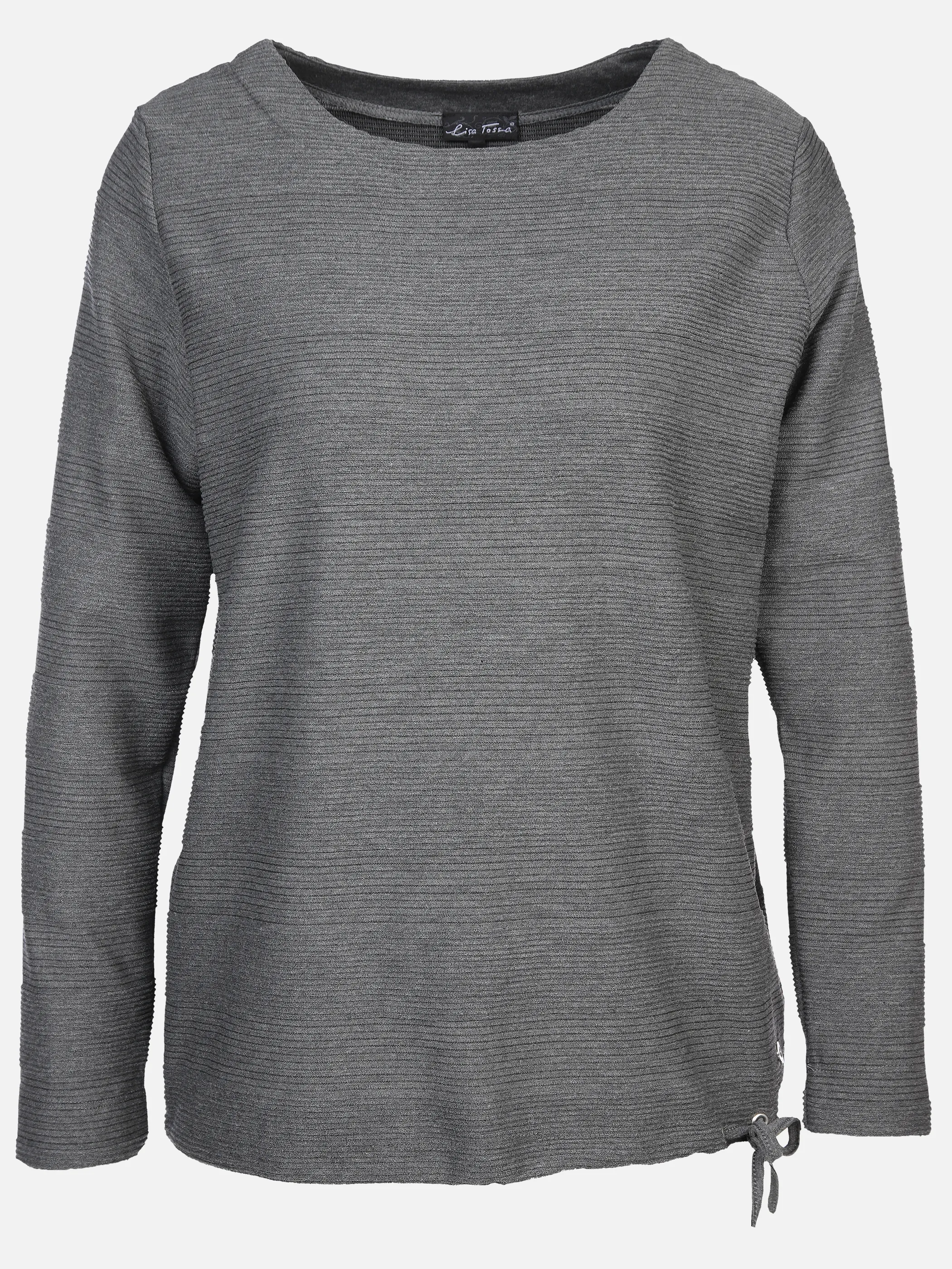 Lisa Tossa Da-Struktur-Ringel-Shirt Grau 897651 ANTHRAMEL 1 Lisa Tossa Da-Struktur-Ringel-Shirt Grau 897651 ANTHRAMEL 1