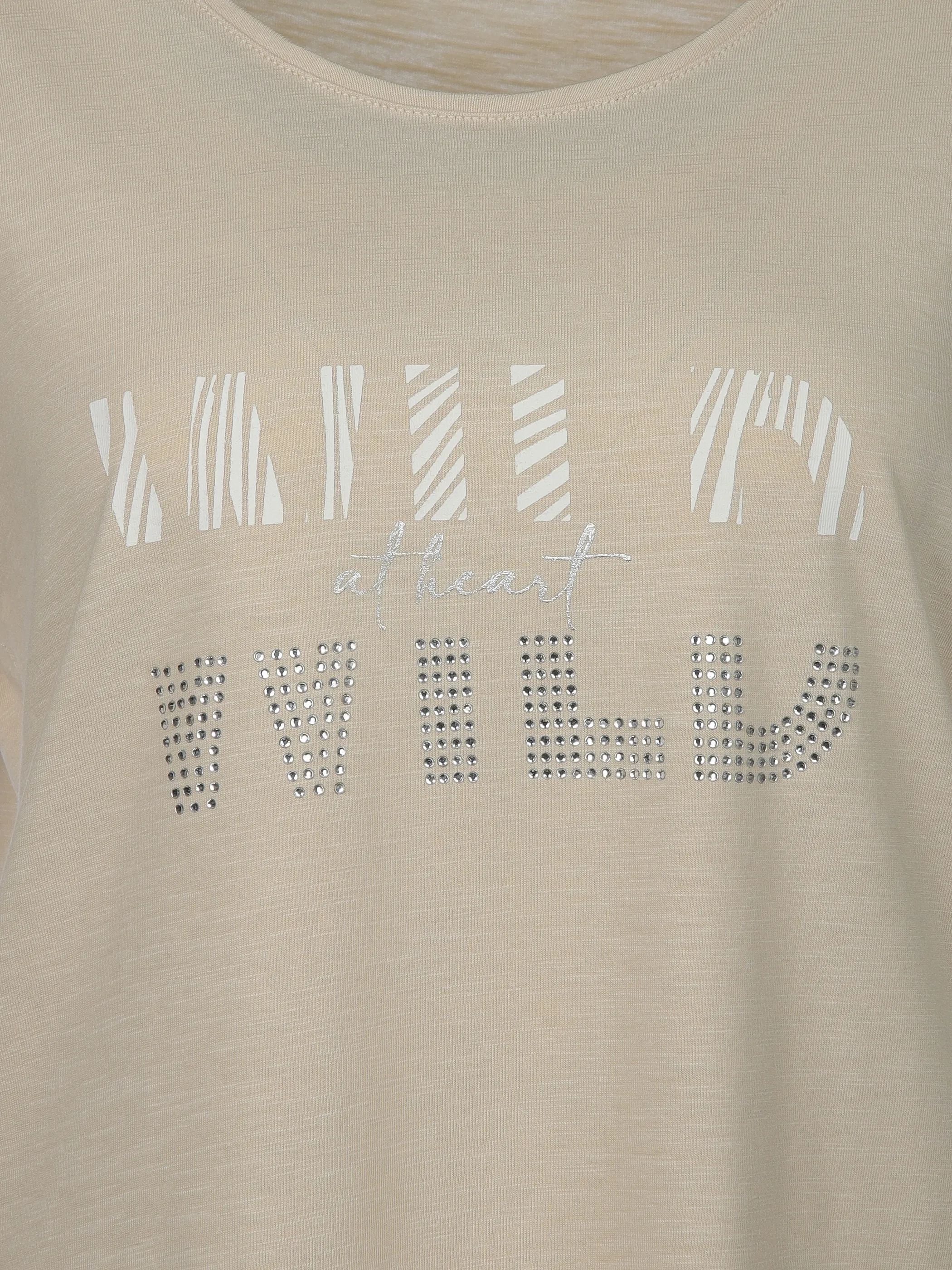 Sure Da-T-Shirt m. Frontdruck Beige 908103 FRENCH OAK 3 Sure Da-T-Shirt m. Frontdruck Beige 908103 FRENCH OAK 3