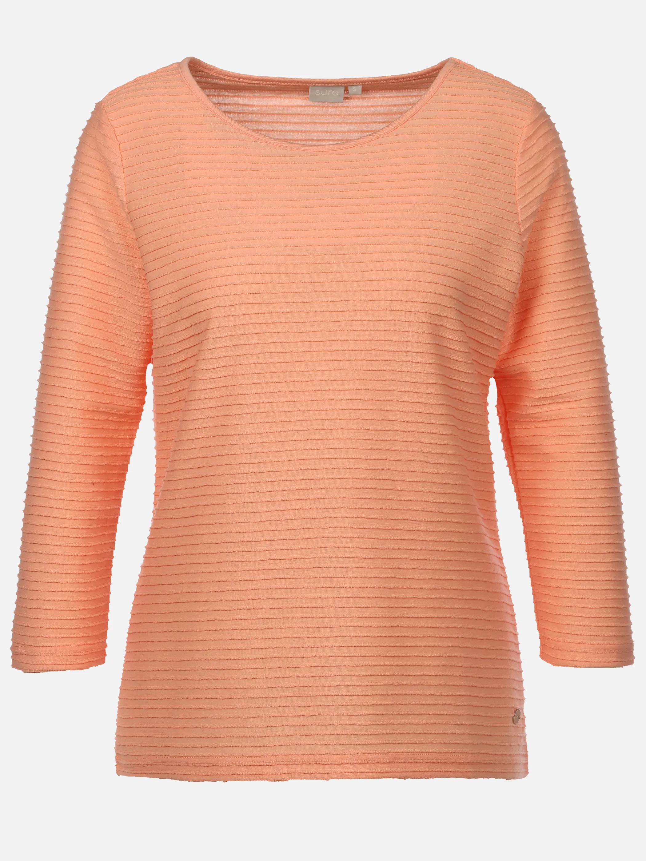 Sure Da-Struktur T-Shirt Orange 921072 PEACH 1