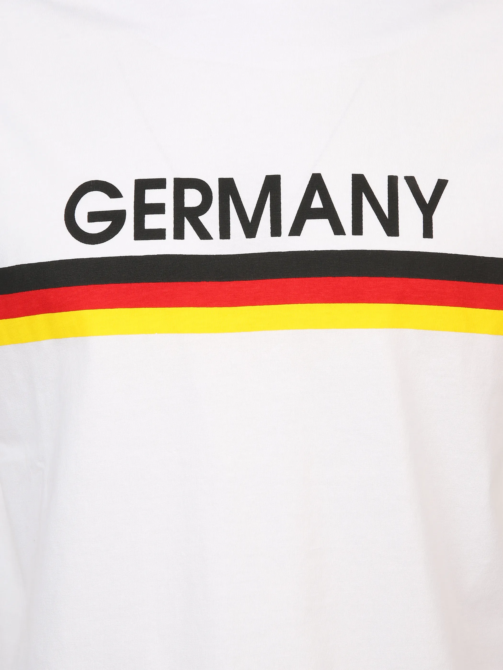 Grinario Sports Unisex T-Shirt EM24, Deutschland Weiß 889226 SP 3 Grinario Sports Unisex T-Shirt EM24, Deutschland Weiß 889226 SP 3
