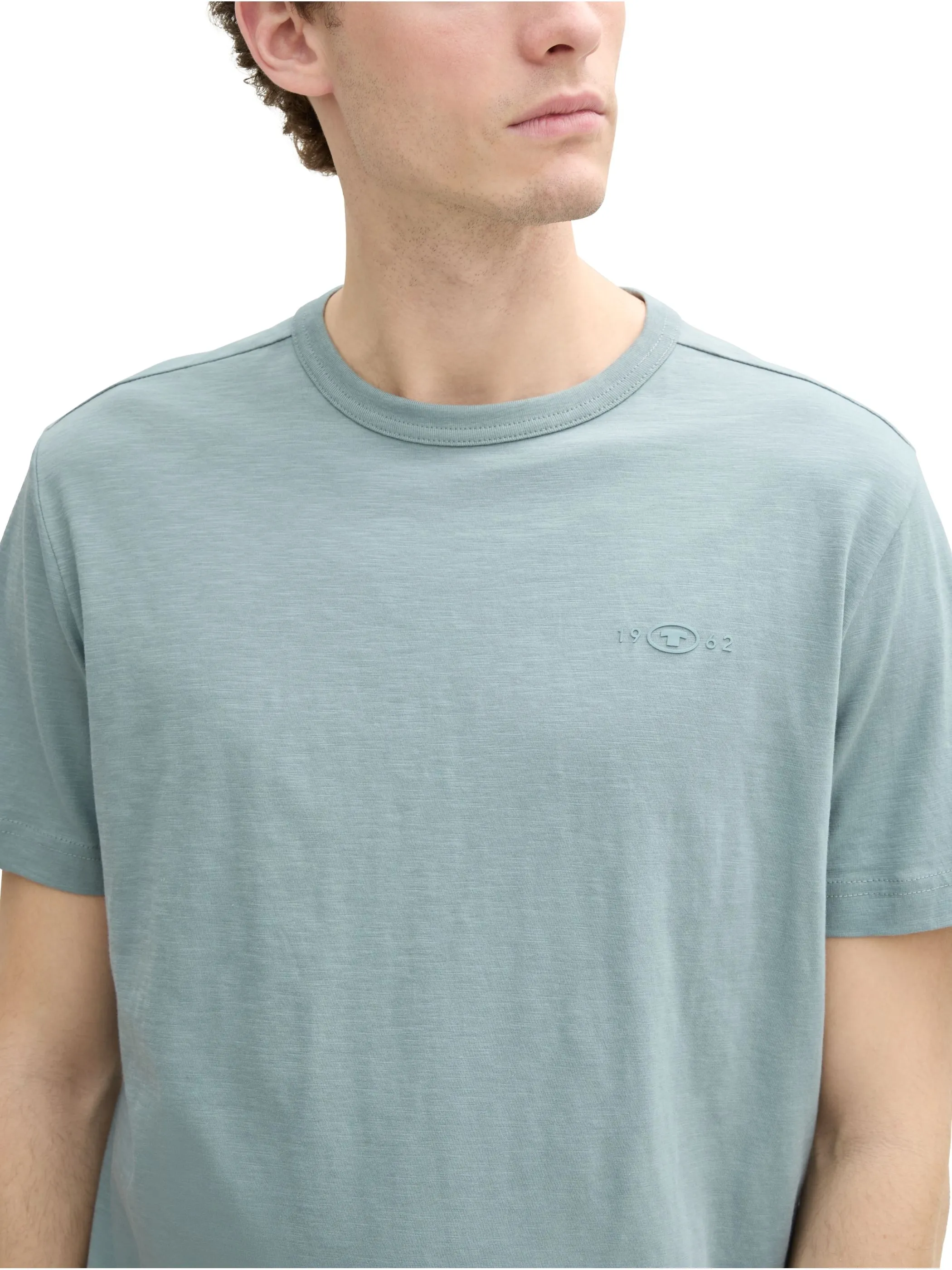 Tom Tailor 1045627 t-shirt with print Grau 905883 27475 4