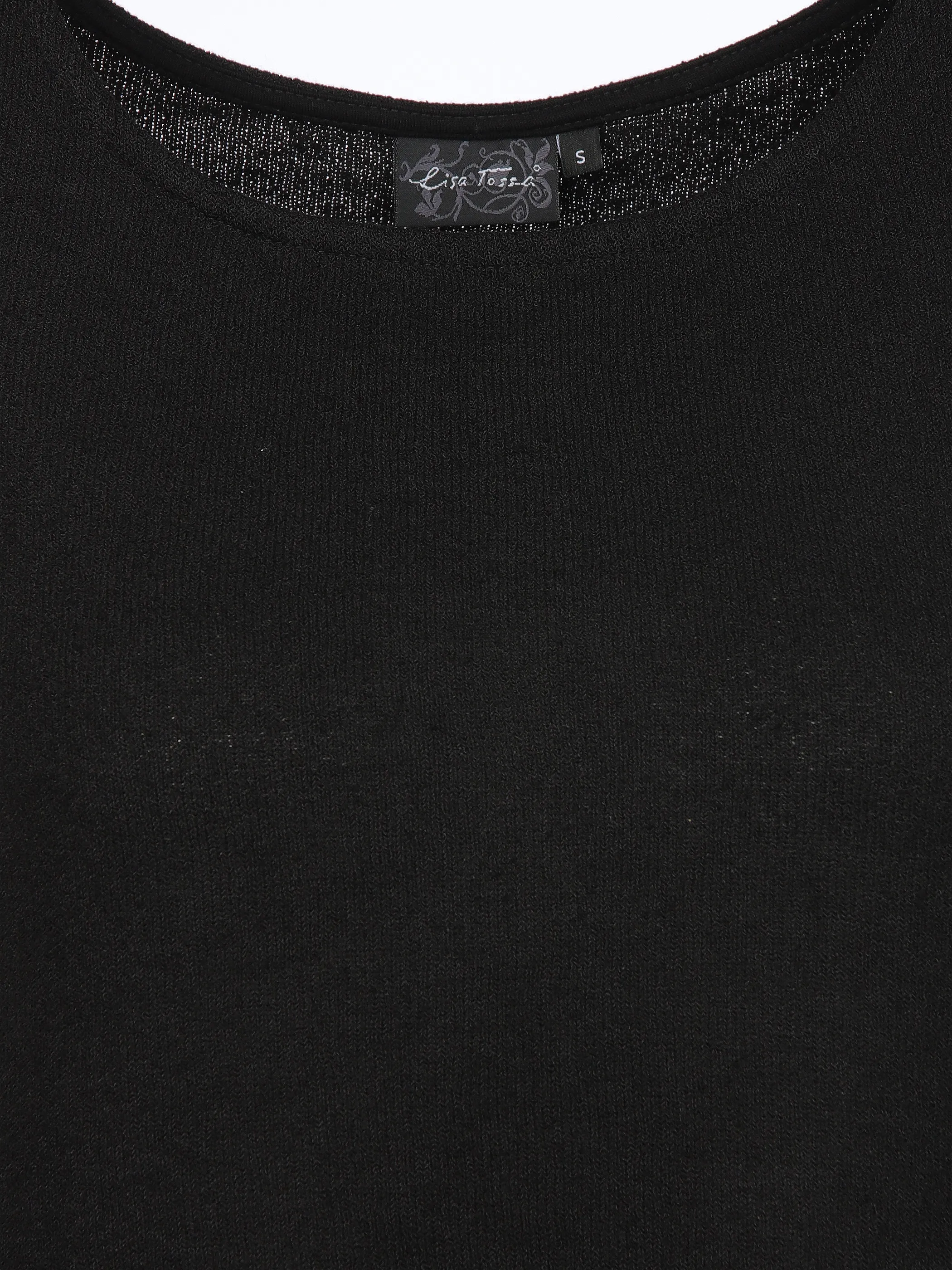 Lisa Tossa Da-Top in Boucle-Optik Schwarz 906582 SCHWARZ 3