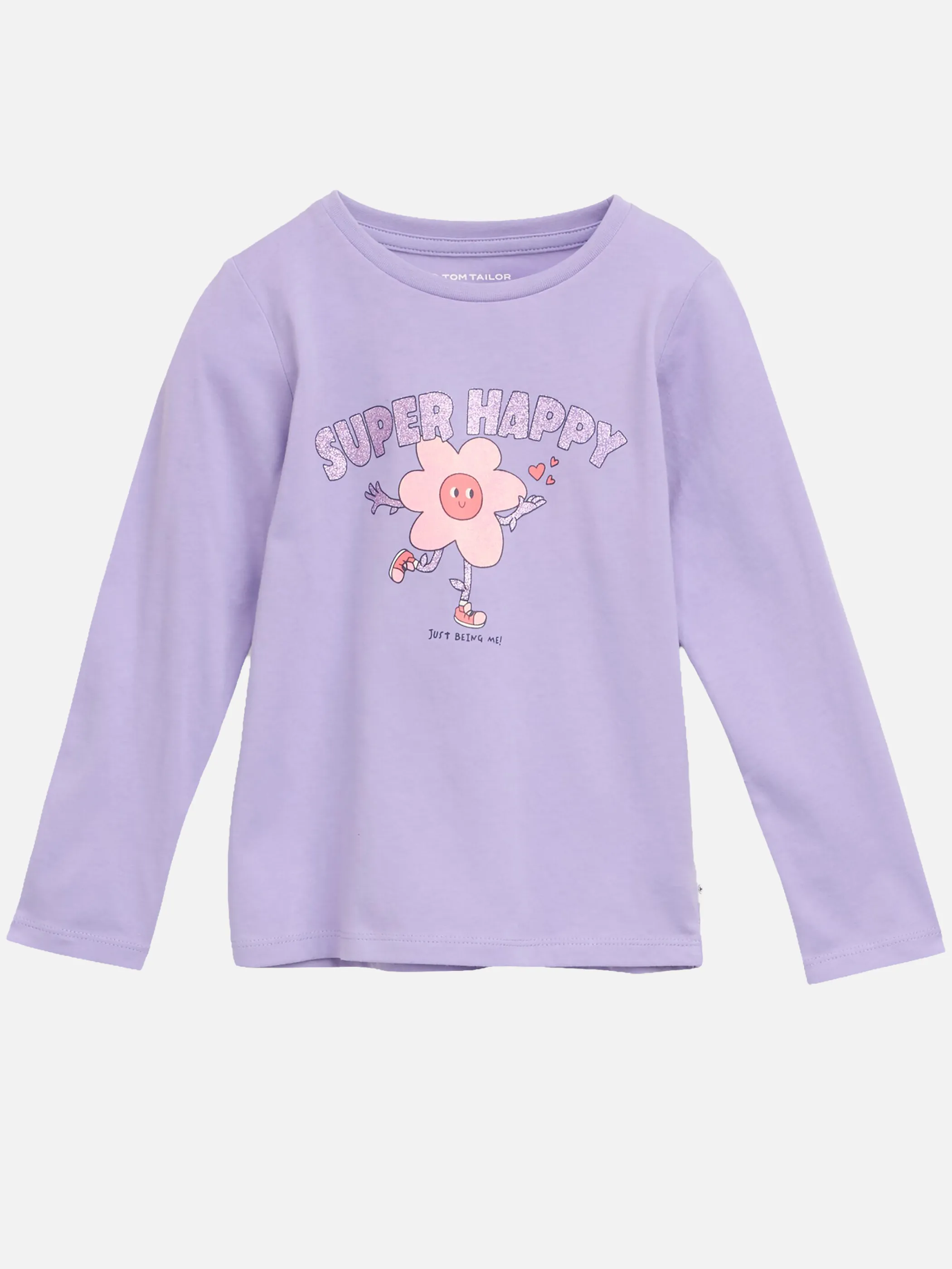 Tom Tailor 1051685 printed longsleeve Lila 934394 40576 1
