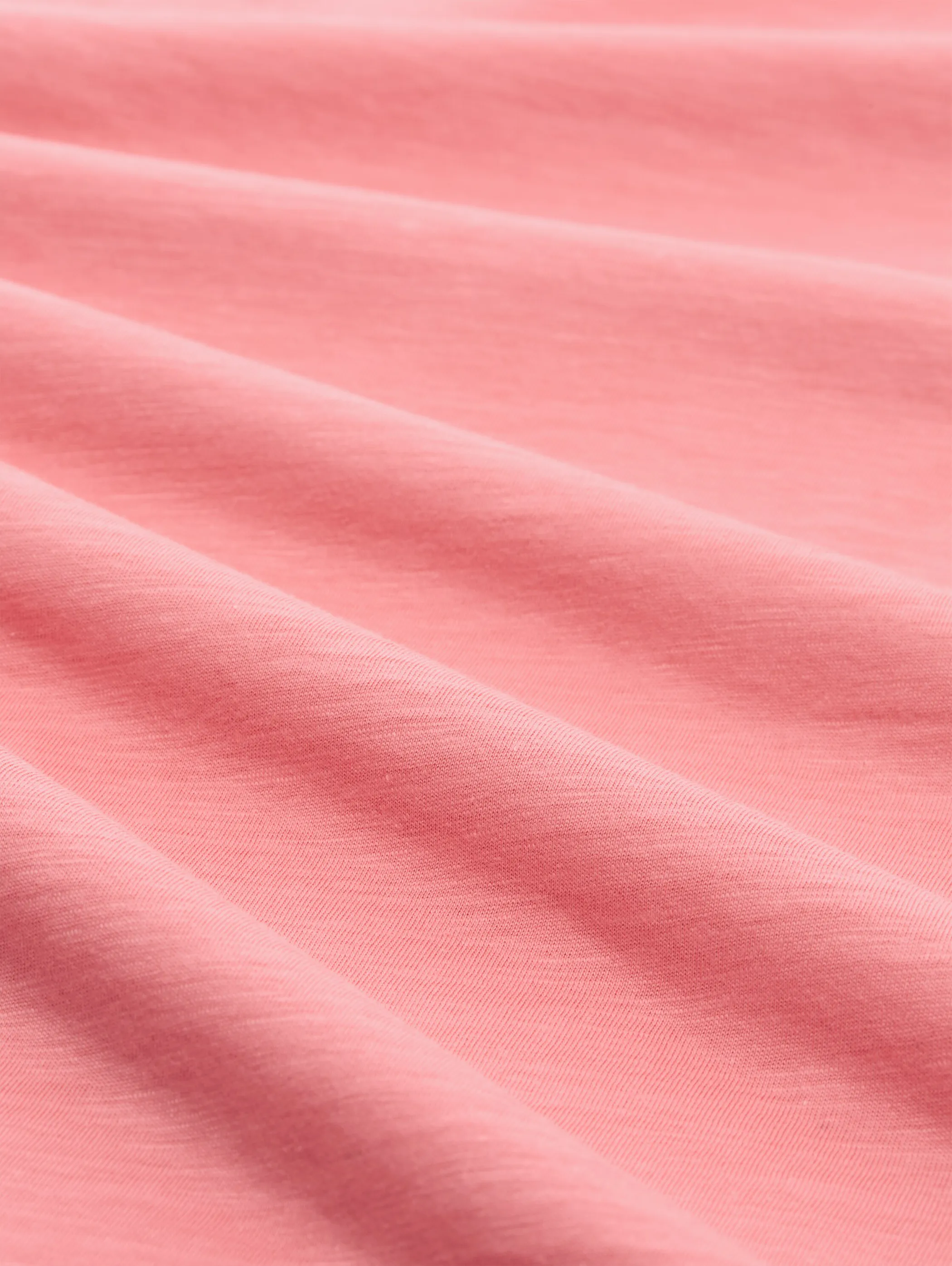 Tom Tailor 1050423 NOS T-shirt slub jersey wide crew Pink 922033 40029 3