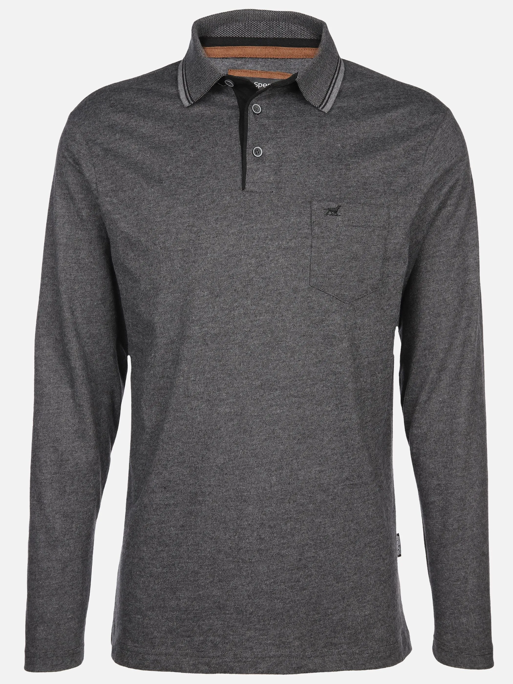 Jim Spencer He. Poloshirt 1/1 Arm grindle Grau 898406 ANTHRA 1 Jim Spencer He. Poloshirt 1/1 Arm grindle Grau 898406 ANTHRA 1