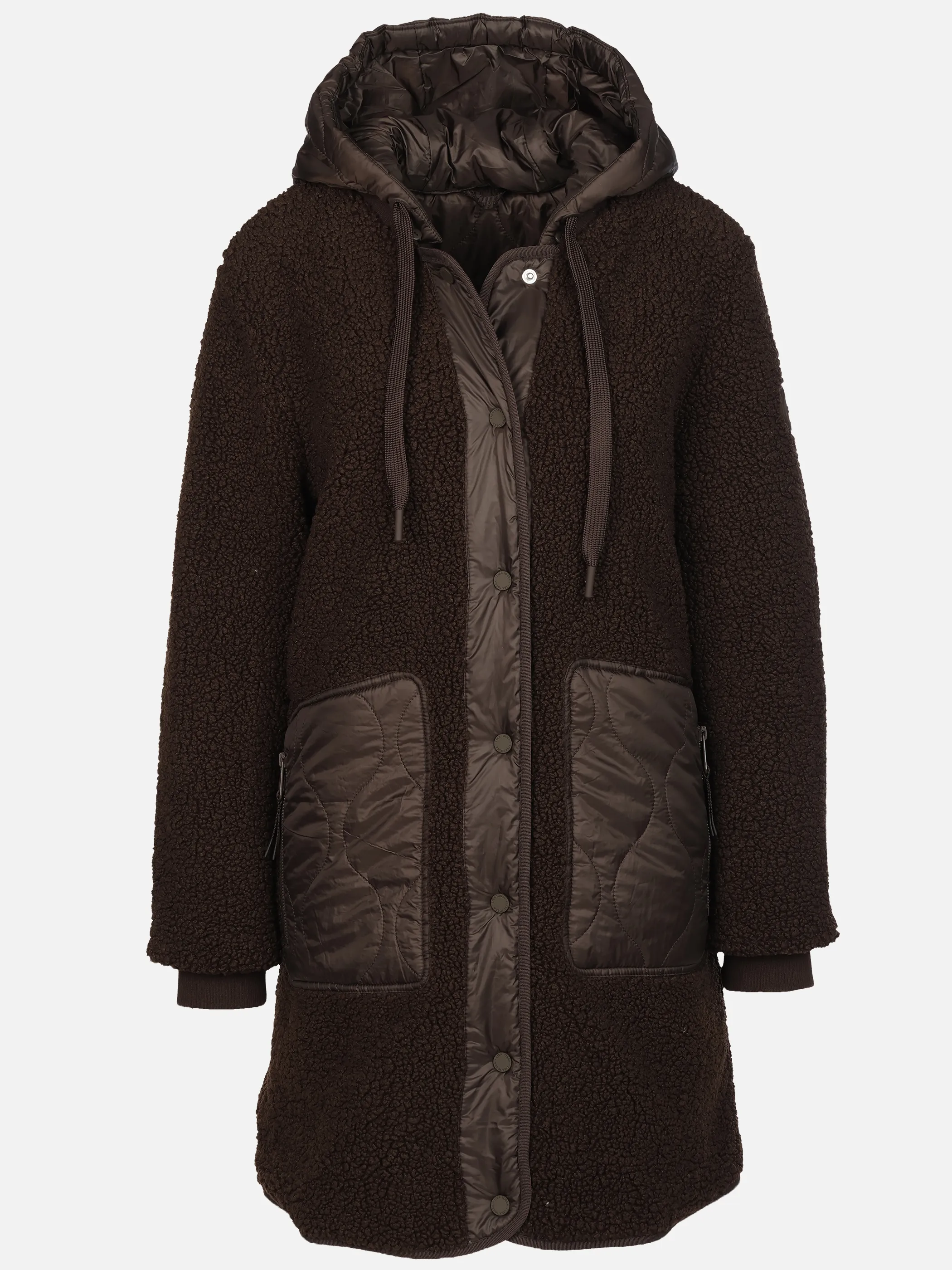 Lisa Tossa Da-Wendemantel, Teddy/Stepp Braun 929397 DARK BROWN 1