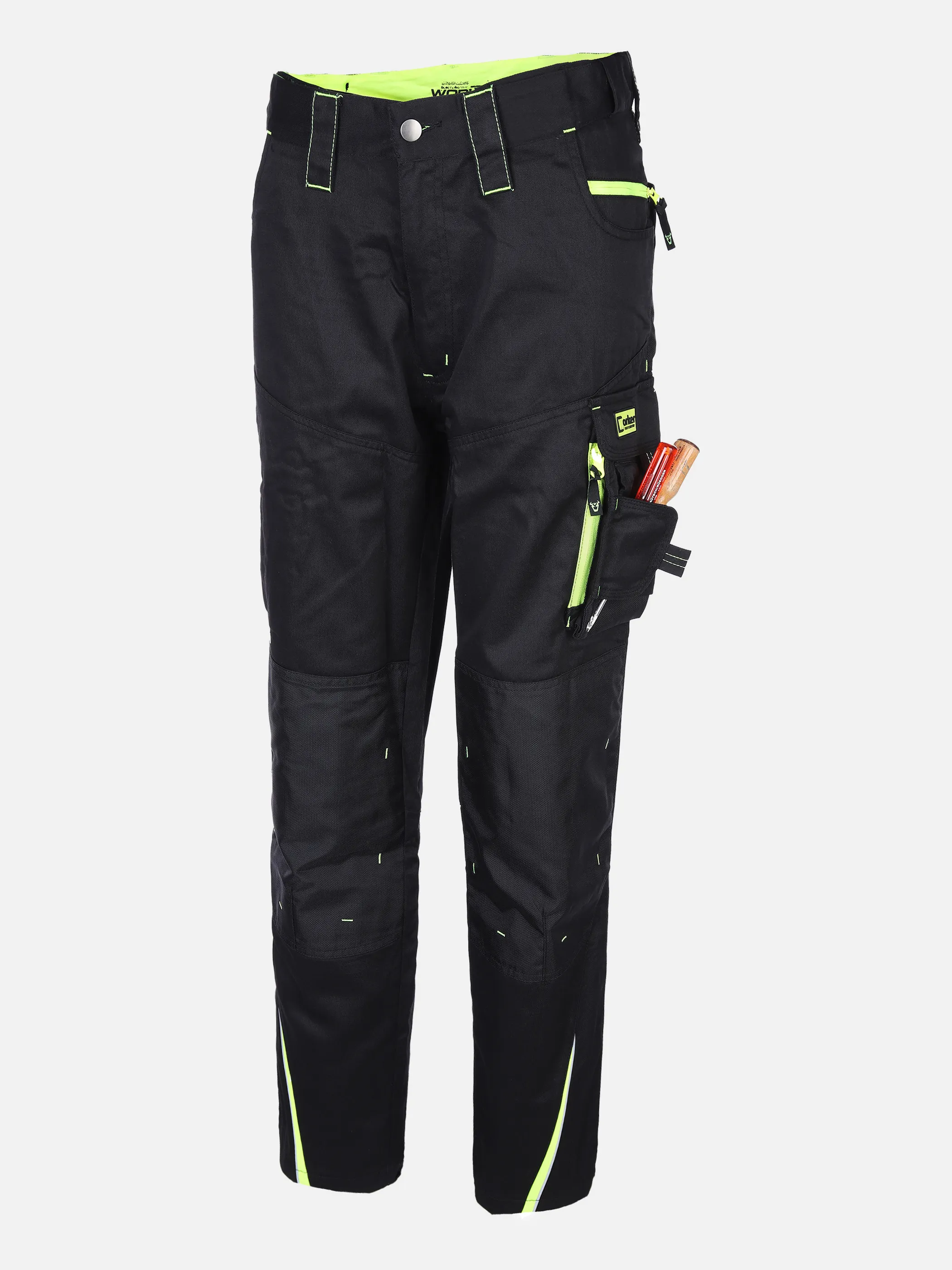 Worker He. Berufshose Neon Schwarz 828782 BLACK/YELL 1 Worker He. Berufshose Neon Schwarz 828782 BLACK/YELL 1