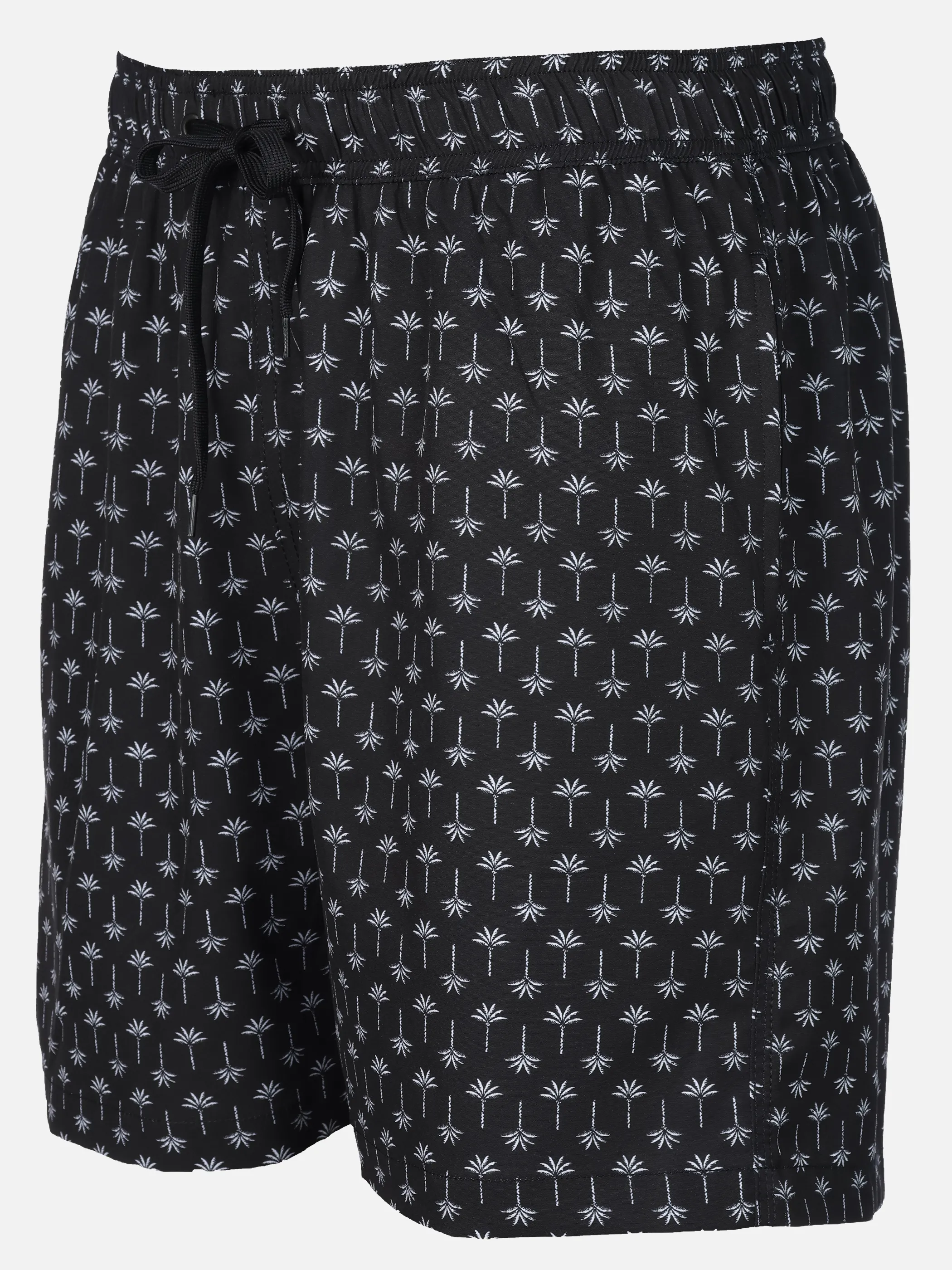 Grinario Sports He-Badeshorts Schwarz 923589 BL/WH/PA 3