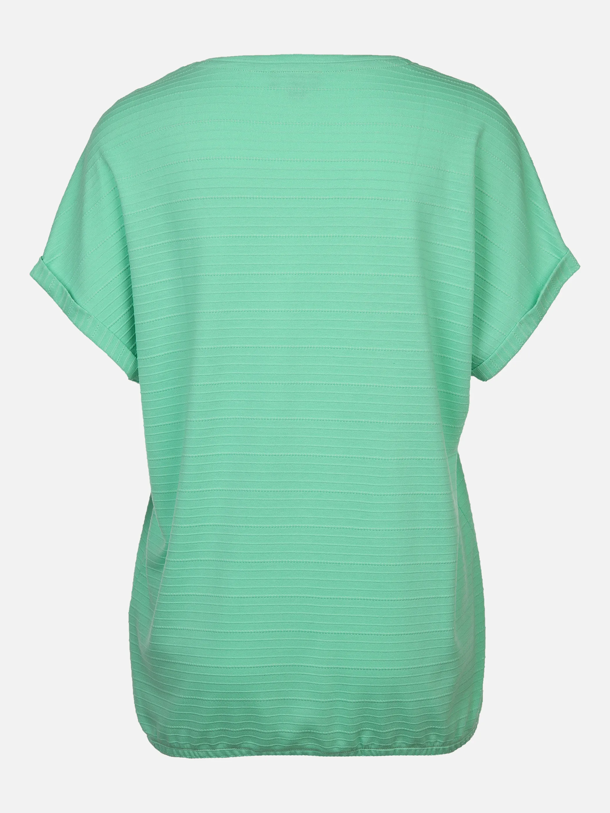 Sure Da-Jacquard-T-Shirt m.V-Aussch Grün 873334 SEE GRÜN 2