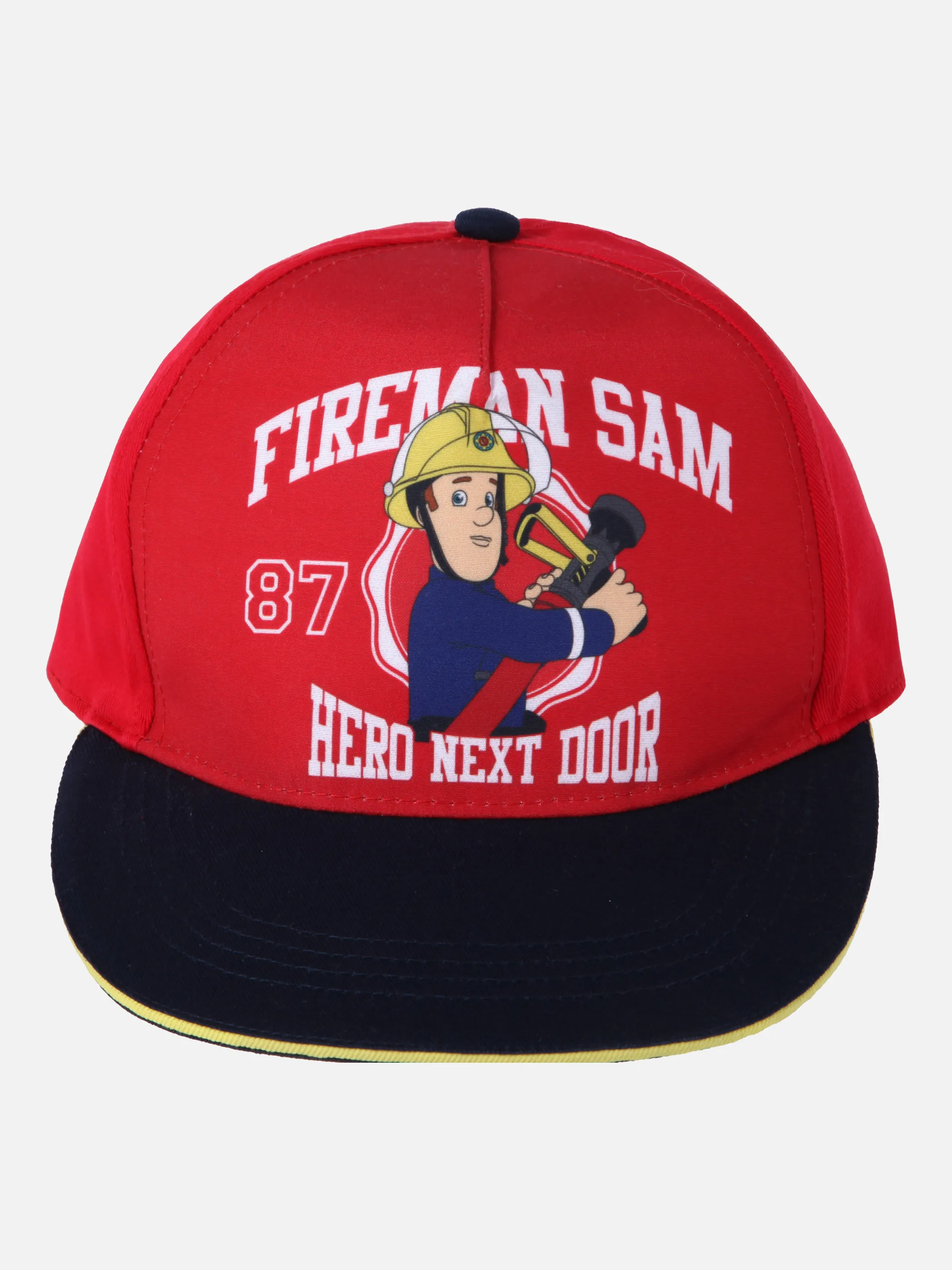 Feuerwehrmann Sam MB Flat Brim Cap in rot mit Rot 851532 ROT 1