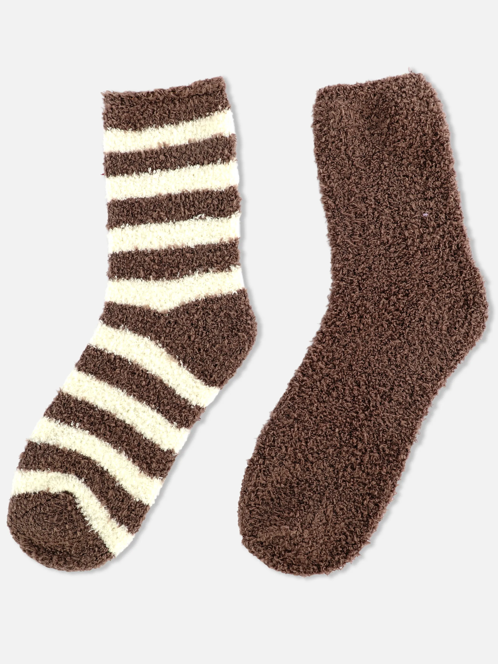 Sure Da. Kuschelsocken 2er Braun 914702 BRAUN 1