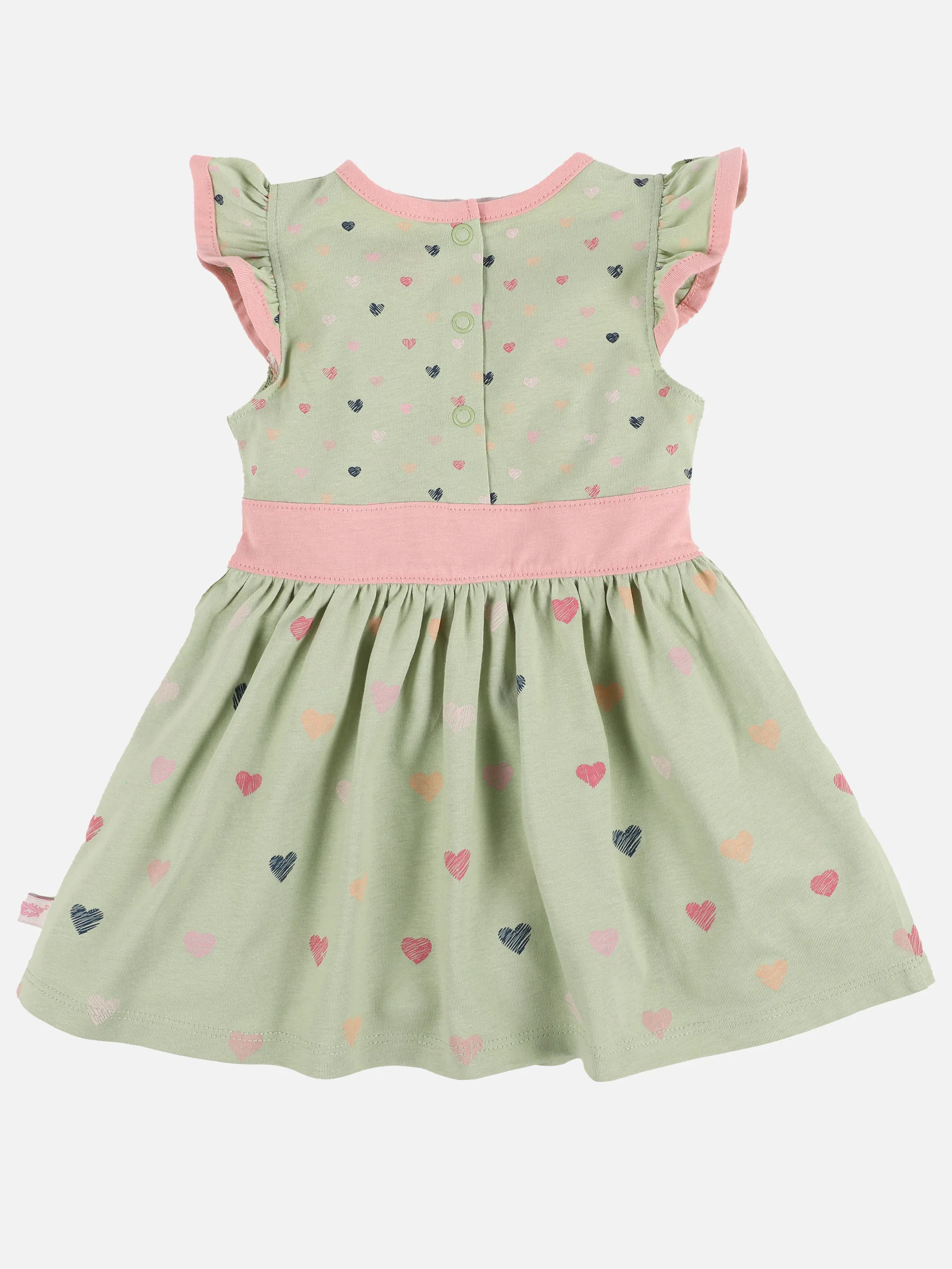 Bubble Gum BM Kleid mit Schleife und AOP Salbei 890761 SALBEI GEM 2