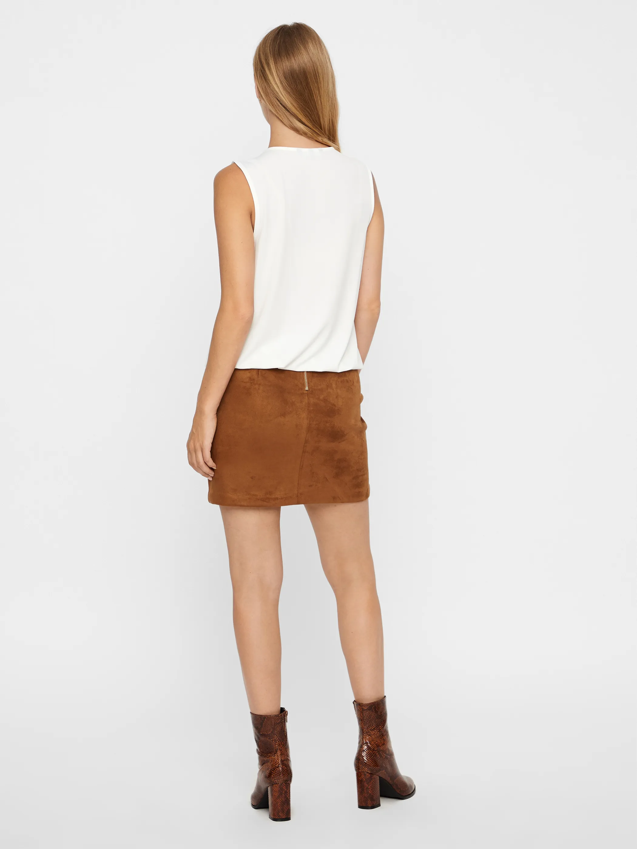Vero Moda 10210430 VMDONNADINA FAUX SUED Braun 829689 195781 4