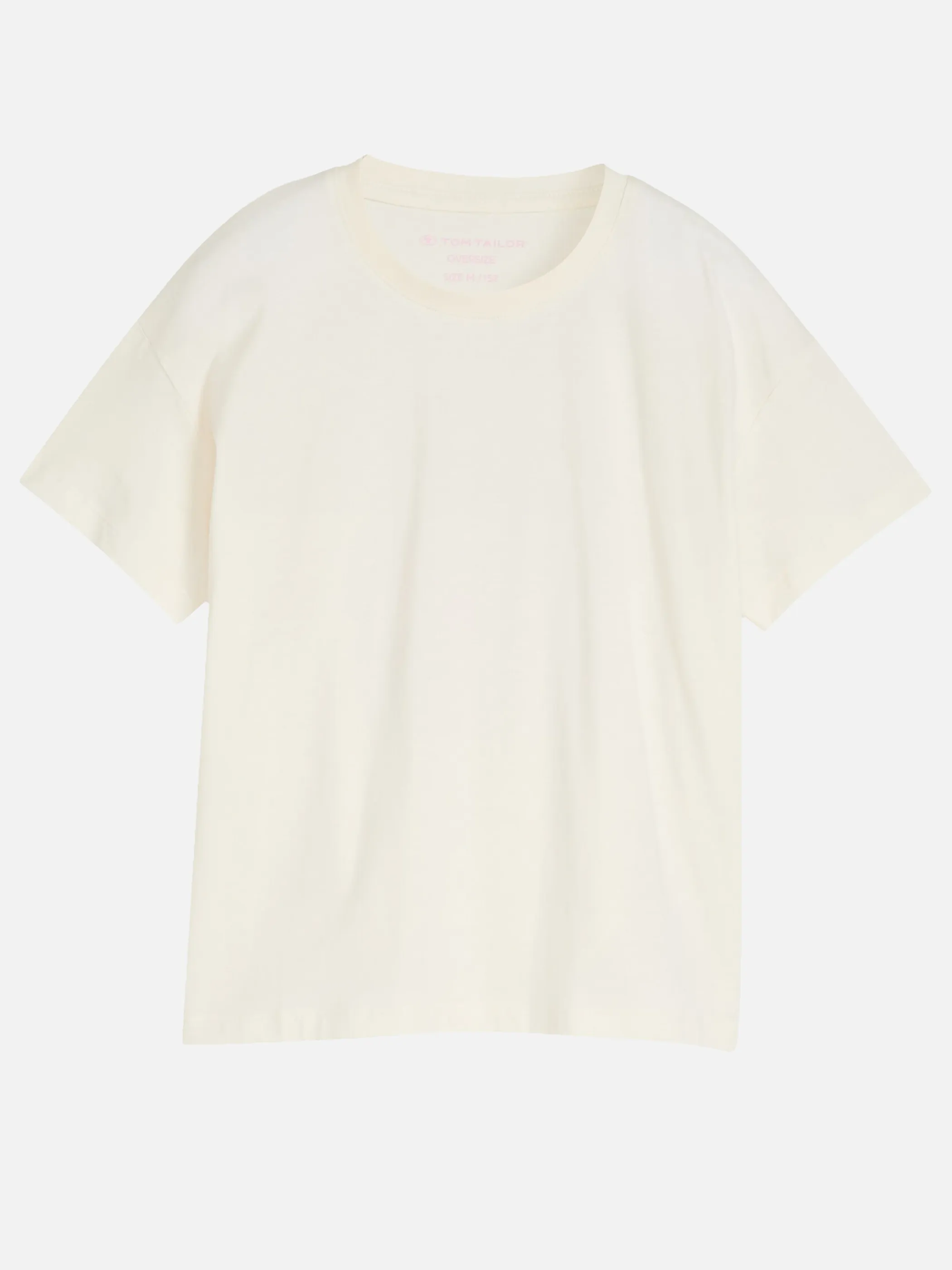 Tom Tailor 1050054 oversized printed t-shirt Weiß 928003 12906 1