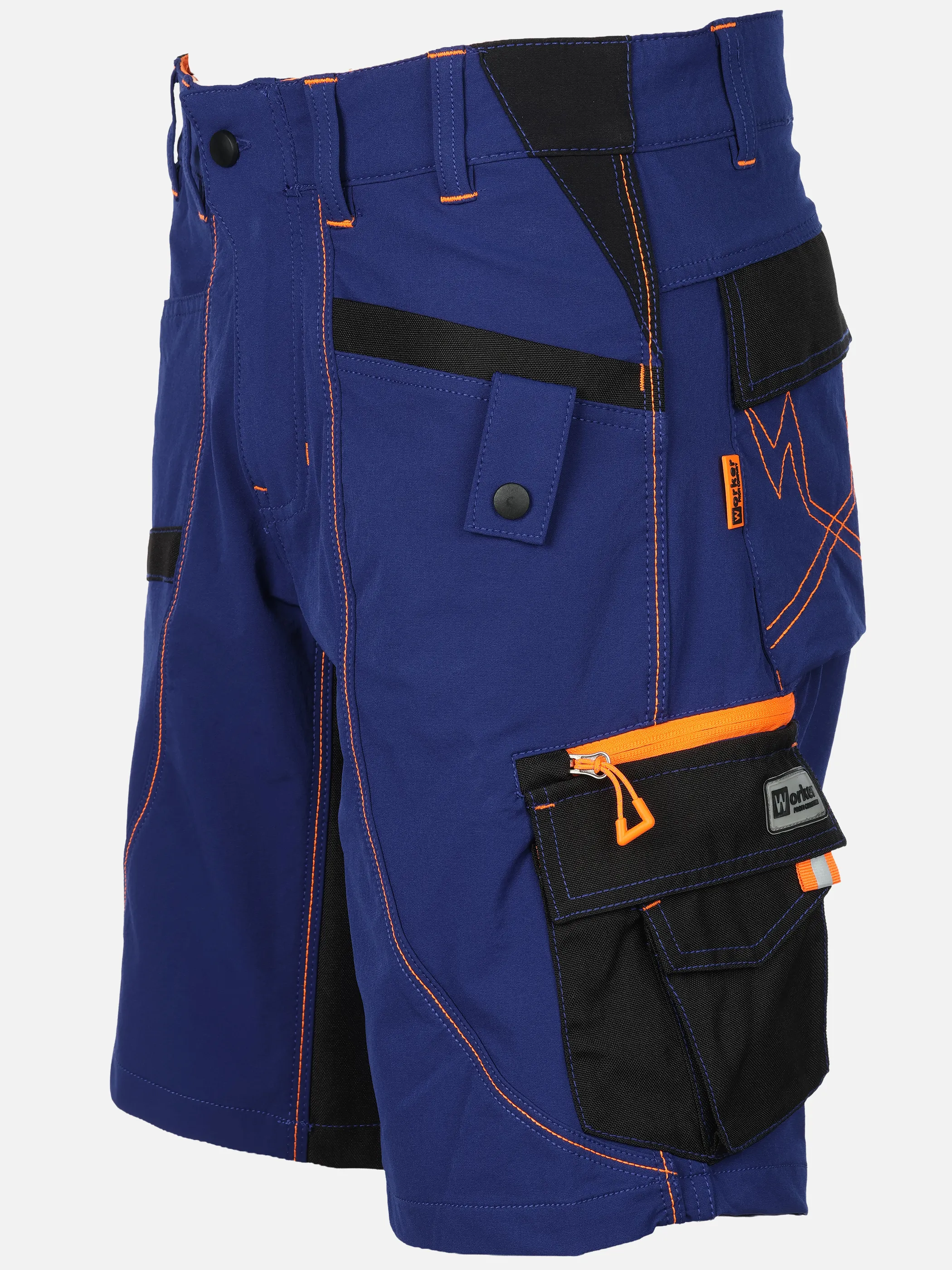 Worker He. Arbeitsshort 4-Wege Stretch Blau 906260 BLAU 3