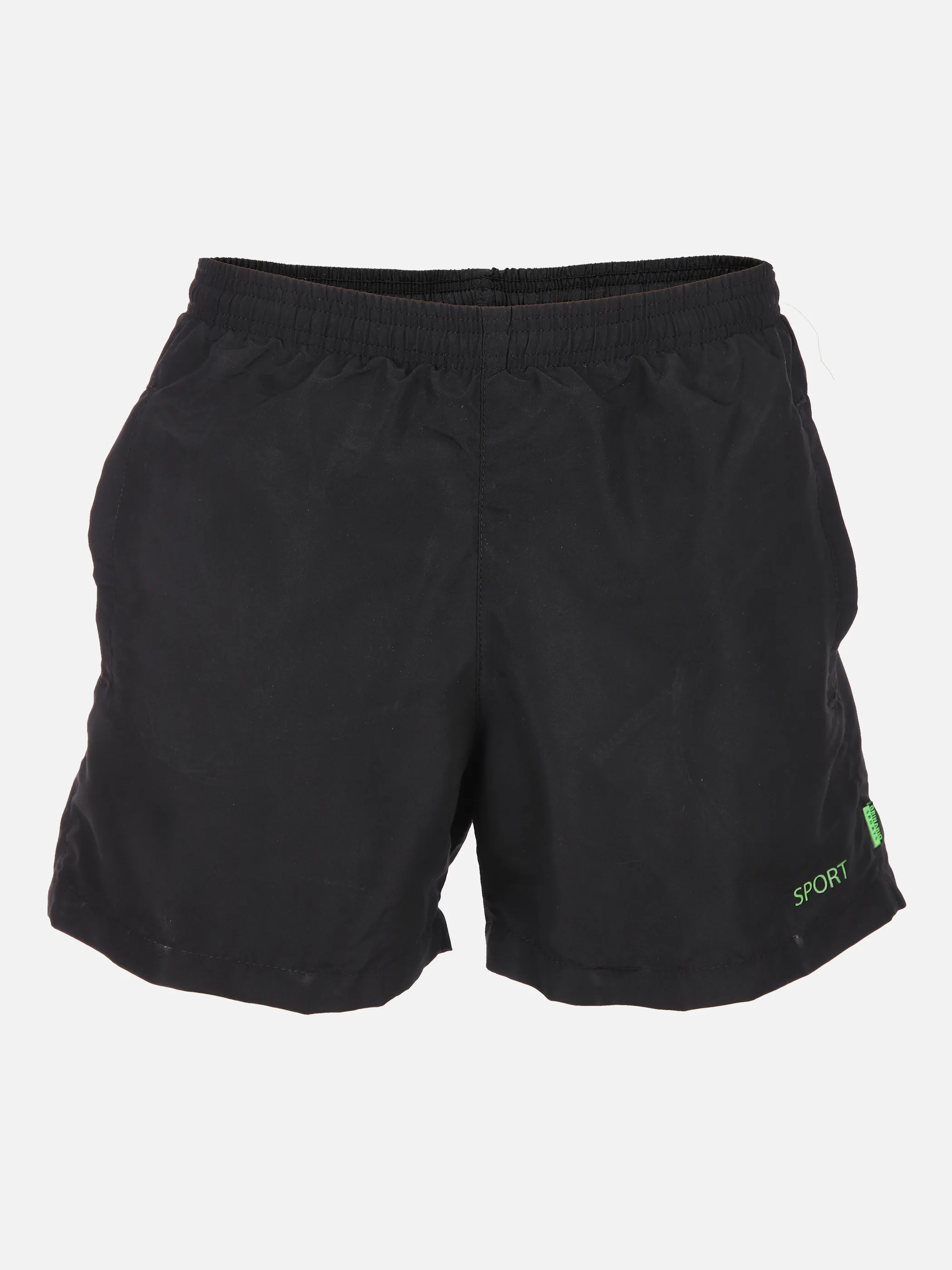 Grinario Sports He-Mikrofaser-Short Schwarz 839806 BLACK 1