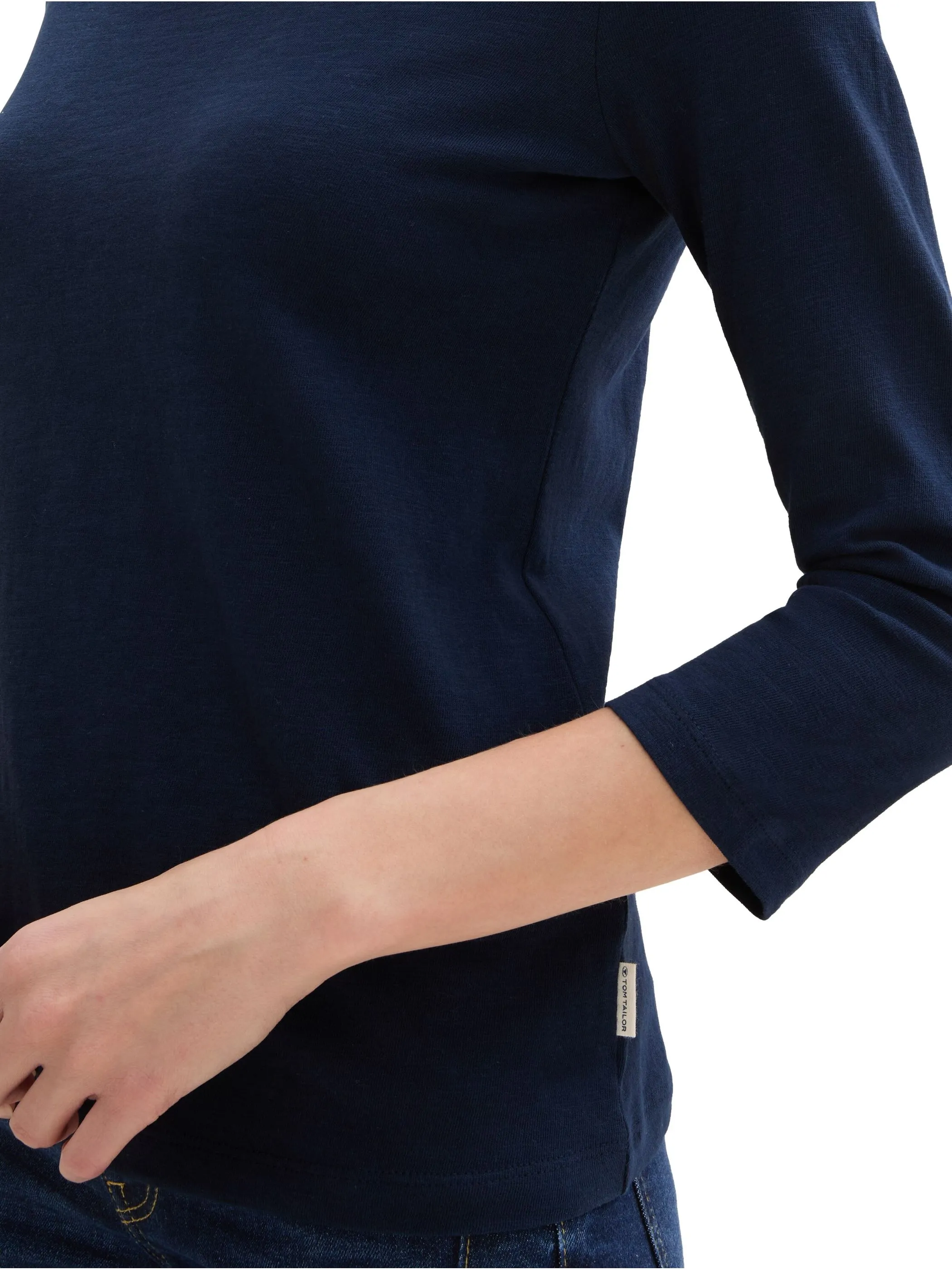 Tom Tailor 1038028 NOS T-Shirt basic slub Blau 883830 11789 Tom Tailor 1038028 NOS T-Shirt basic slub Blau 883830 11789