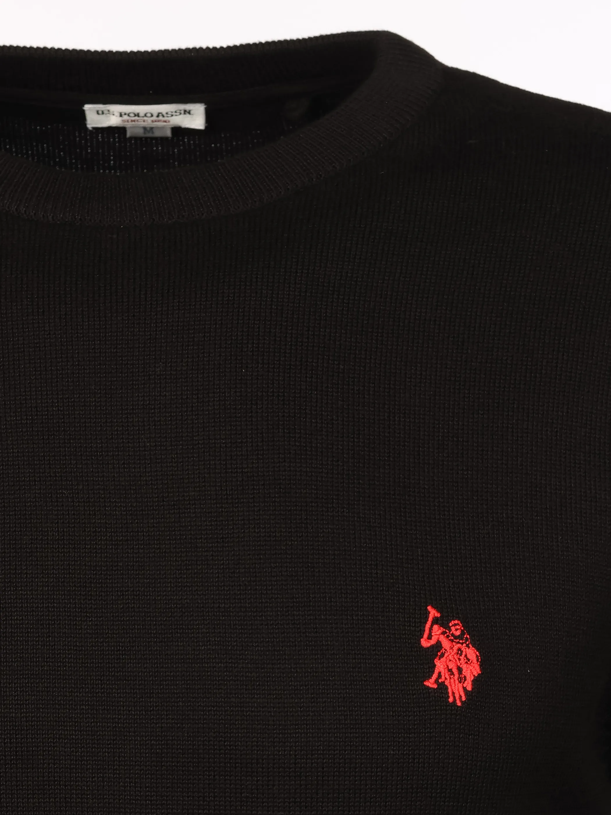 U.S. Polo Assn. Pullover US16859 Schwarz 930967 BLACK 191 3