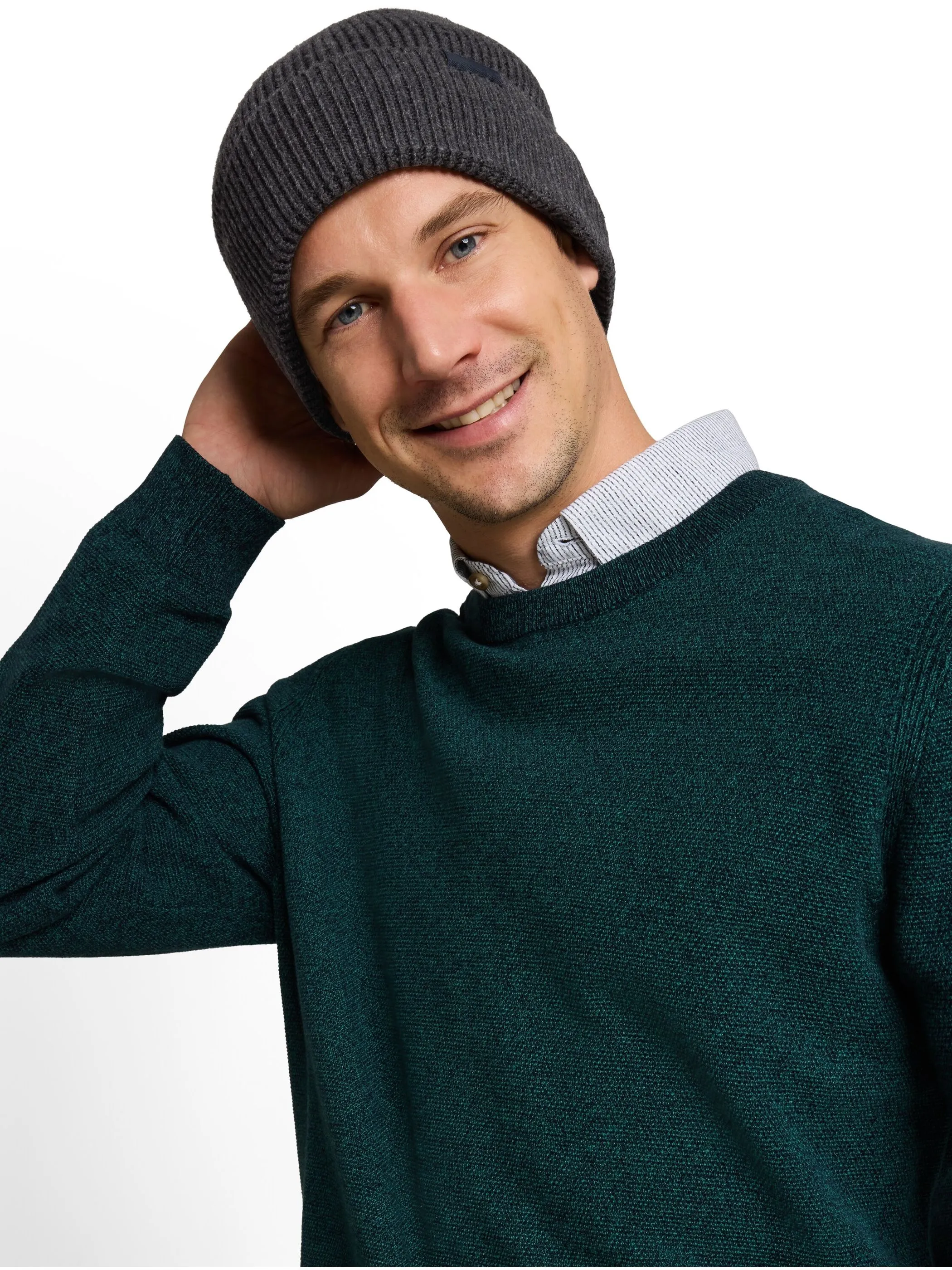 Tom Tailor 1052268 cosy wool blend beanie Grau 935277 10617 1