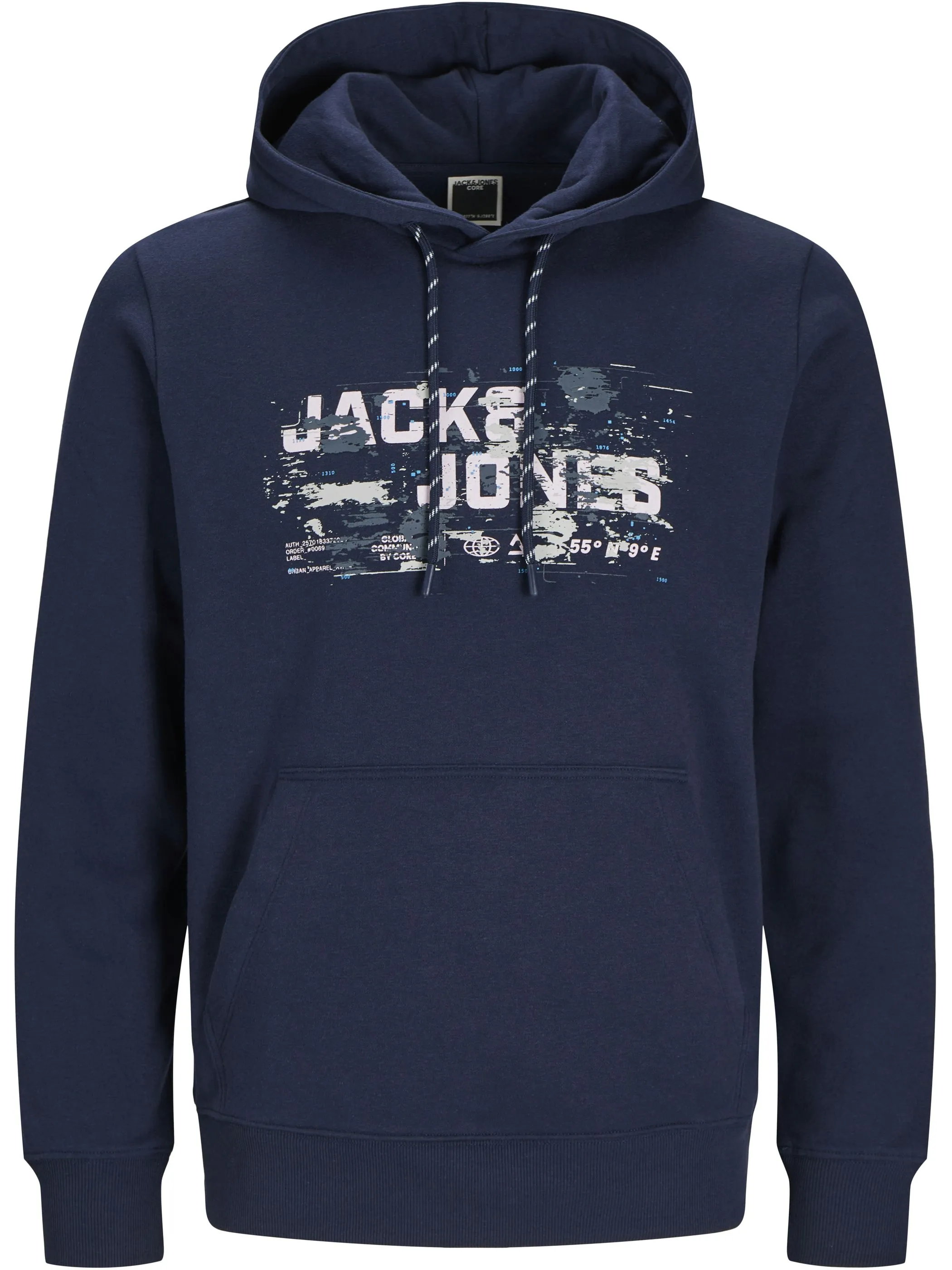 Jack Jones 12261670 JCOOUTDOOR LOGO SWEAT Blau 910799 175876 1