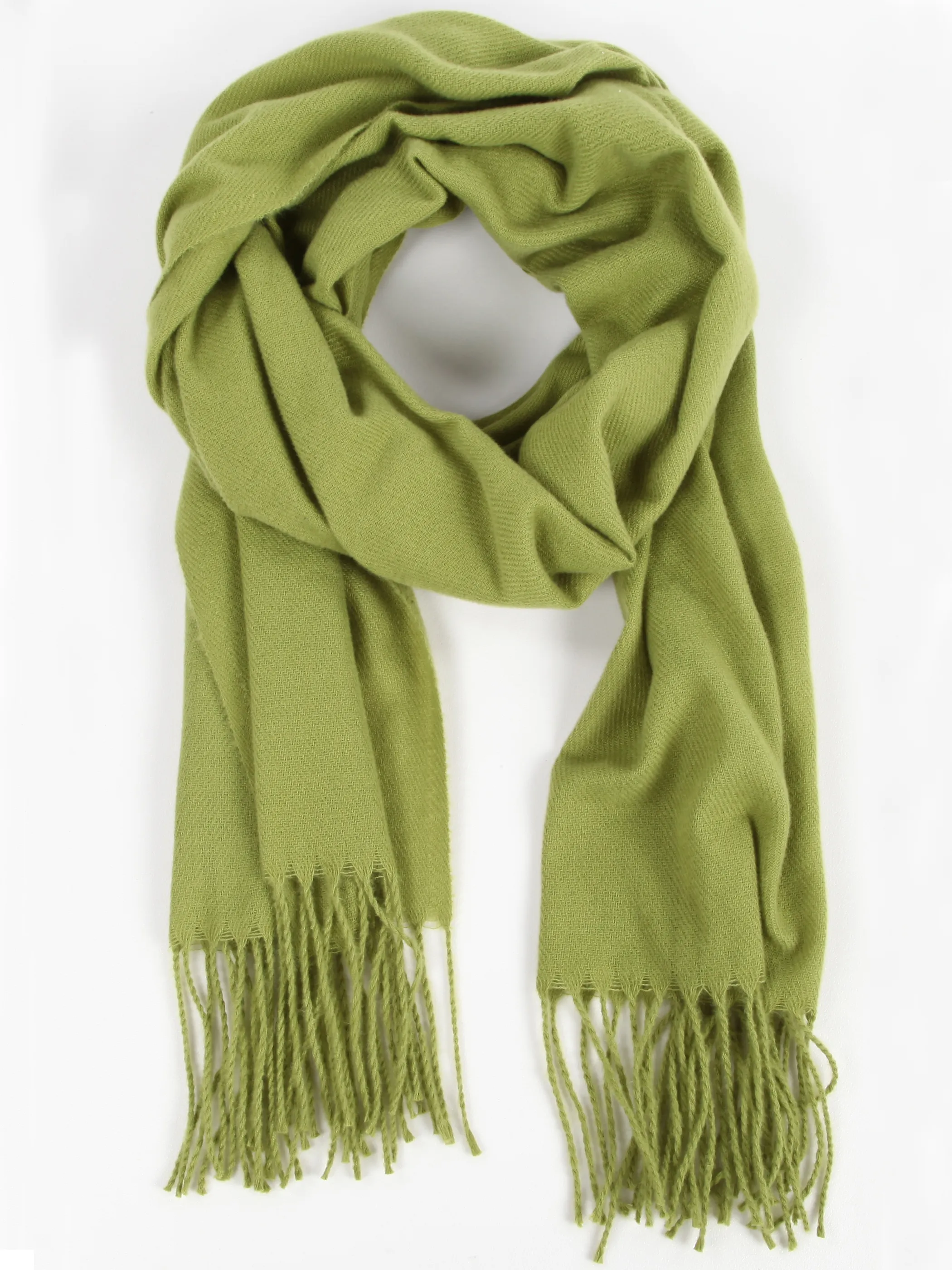 Sure Da-Schal m. Fransen Grün 915101 GREEN 1