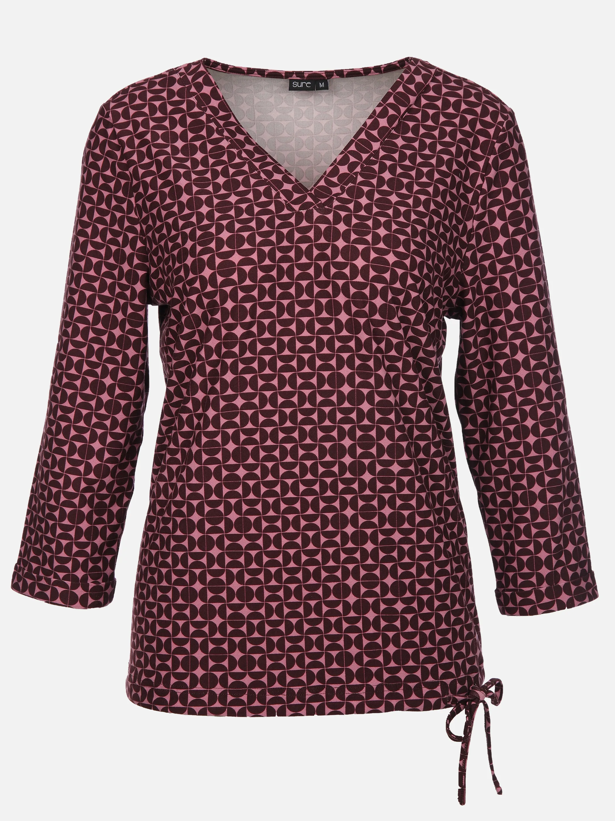 Sure Da-Alloverprint-Shirt Lila 912768 FUDGE 1