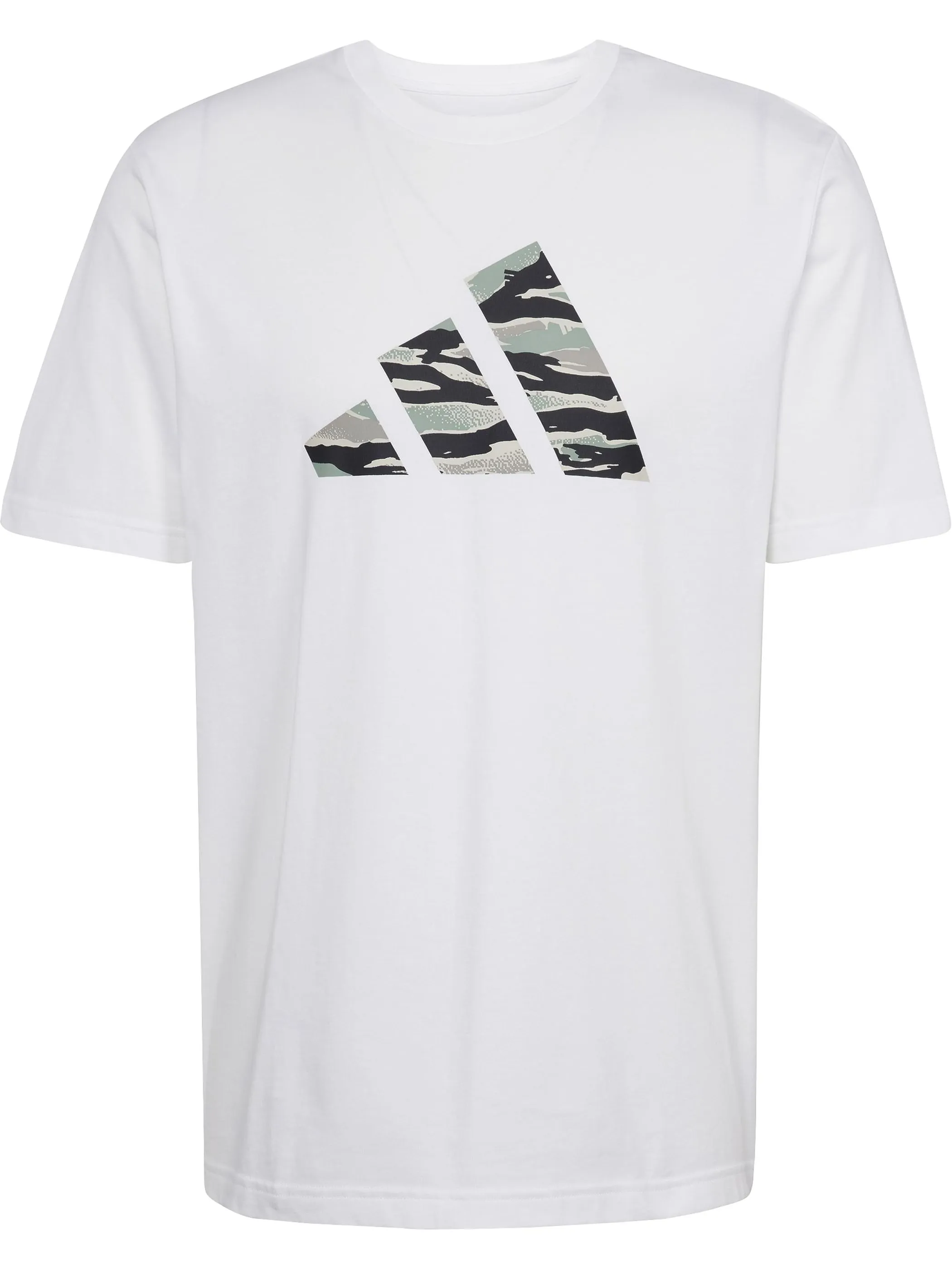 Adidas JI6770 He-TShirt logo camo Weiß 910806 000 1 Adidas JI6770 He-TShirt logo camo Weiß 910806 000 1