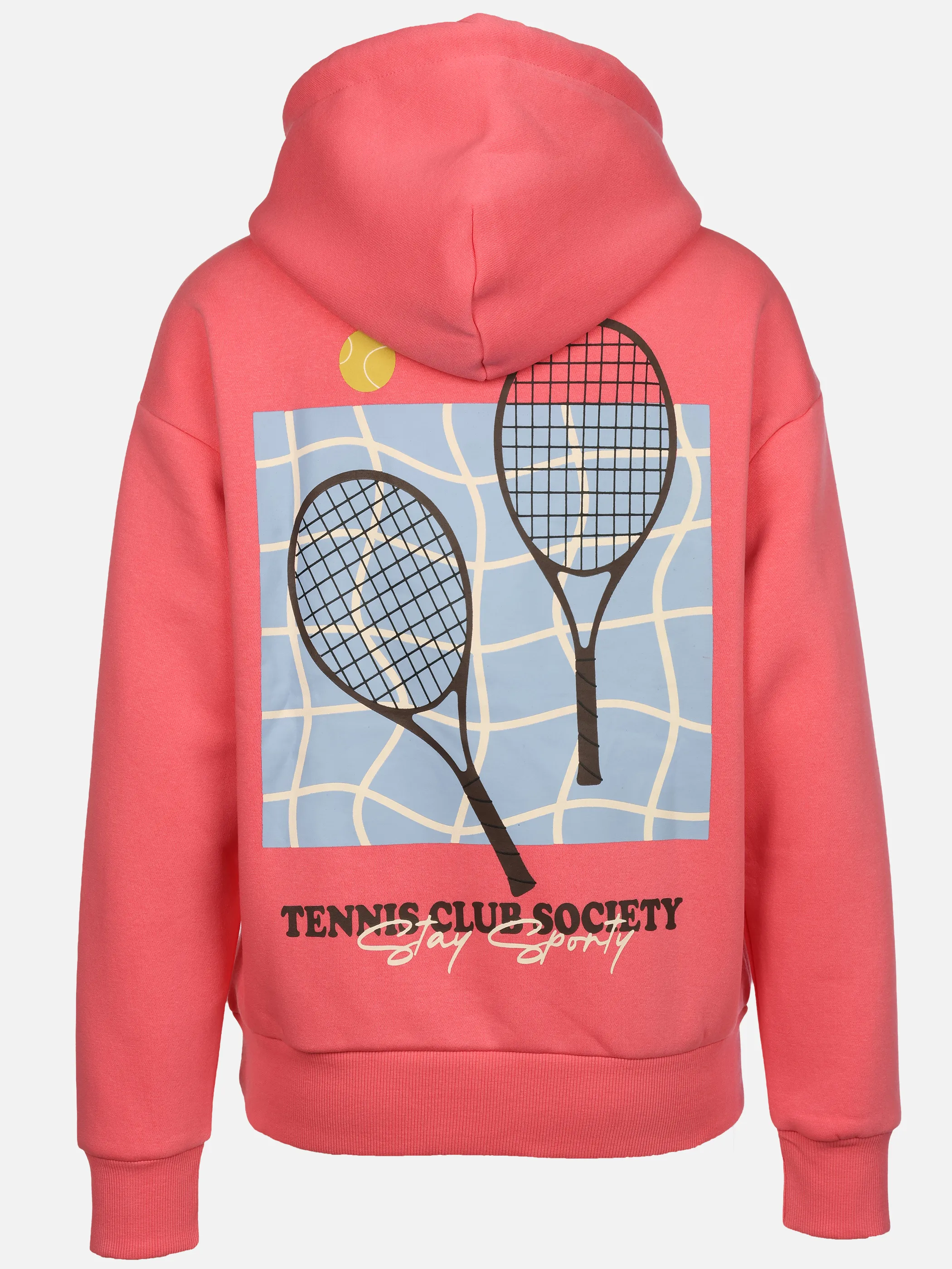 Grinario Sports Da-Hoodie, m. Backprint Pink 929986 14600 2