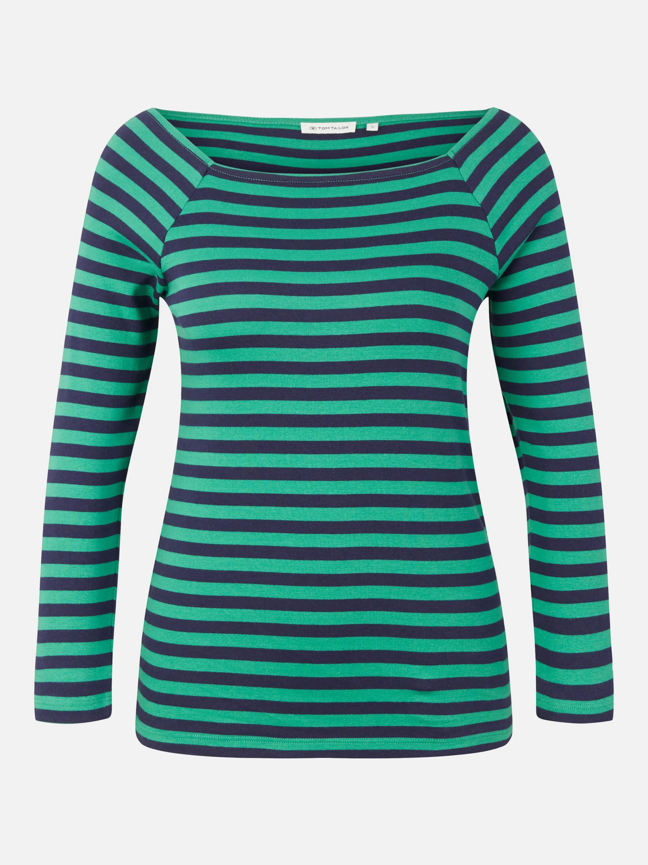 Tom Tailor 1035398 T-shirt caree neck str Grün 874851 31131 1 Tom Tailor 1035398 T-shirt caree neck str Grün 874851 31131 1