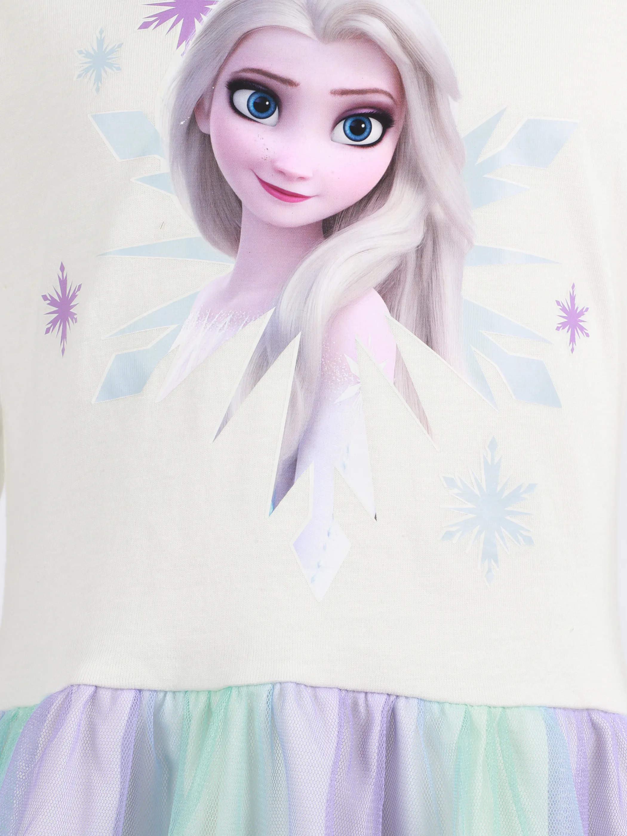 Frozen KM Frozen Tüllkleid in offwhite/lila Weiß 898875 OFFWHITE 3