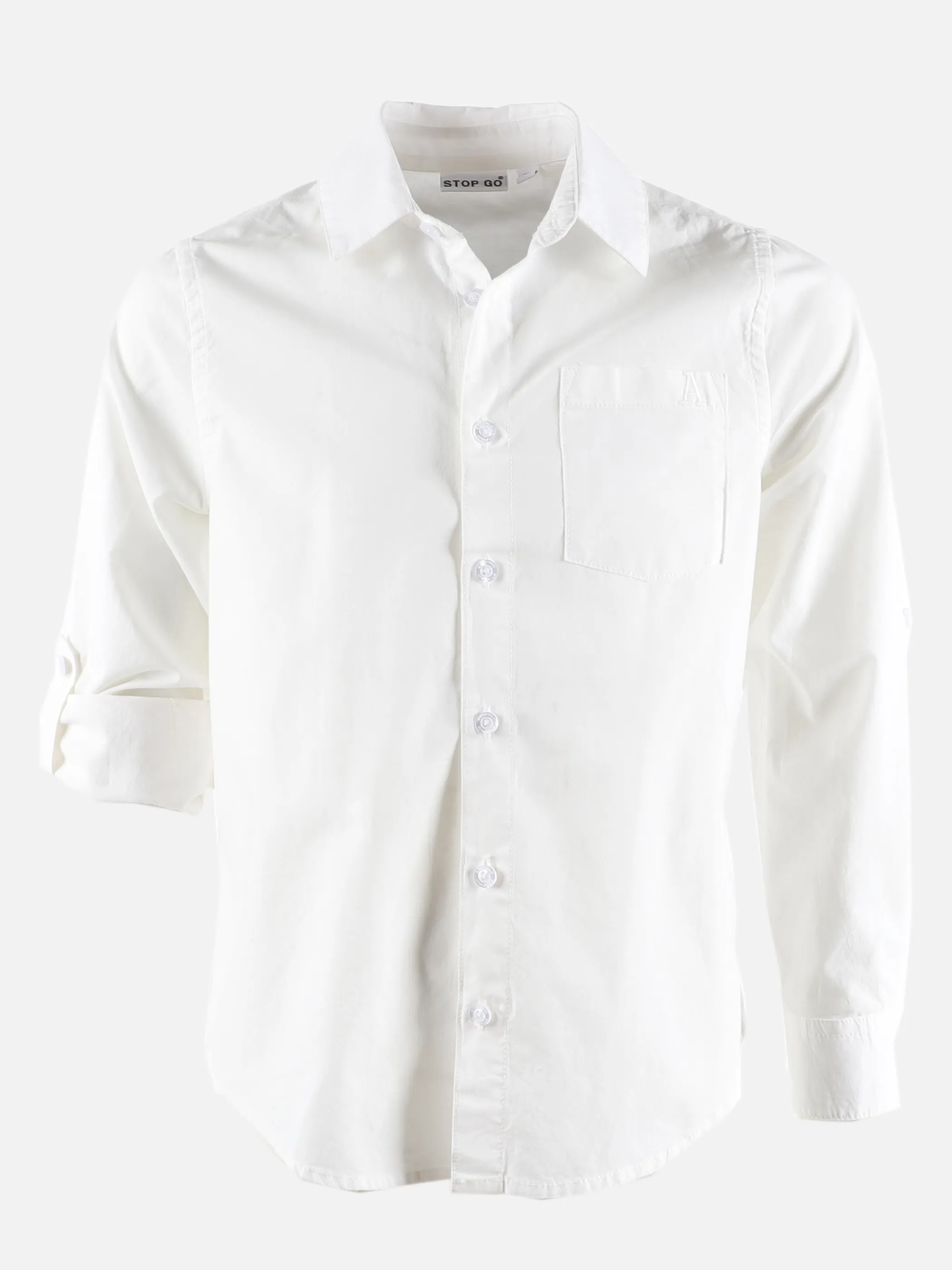 Stop + Go JJ Longsleeve Hemd in weiß mit Stickerei Weiß 875620 WEIß 4 Stop + Go JJ Longsleeve Hemd in weiß mit Stickerei Weiß 875620 WEIß 4