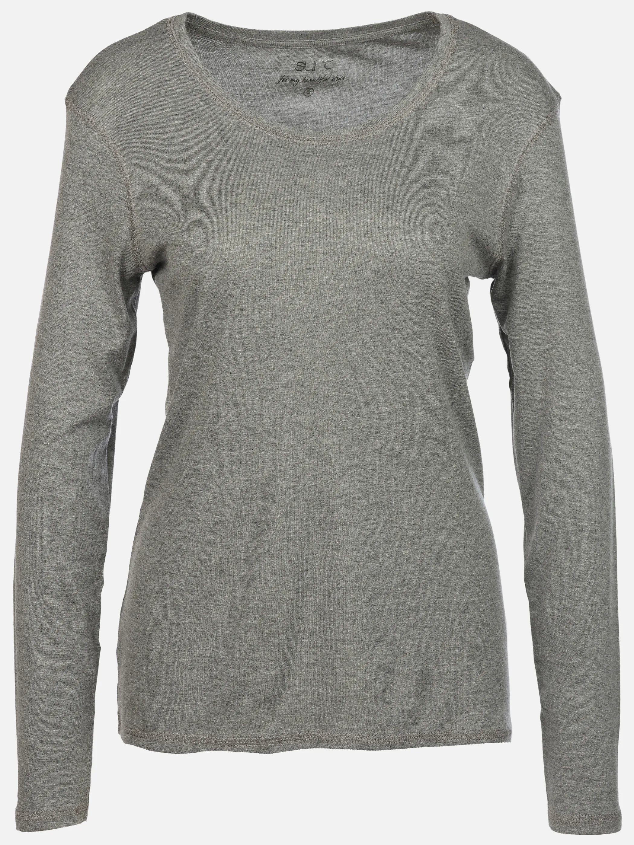 Sure Da. Rippshirt basic Grau 928444 ANTHRA MEL 1
