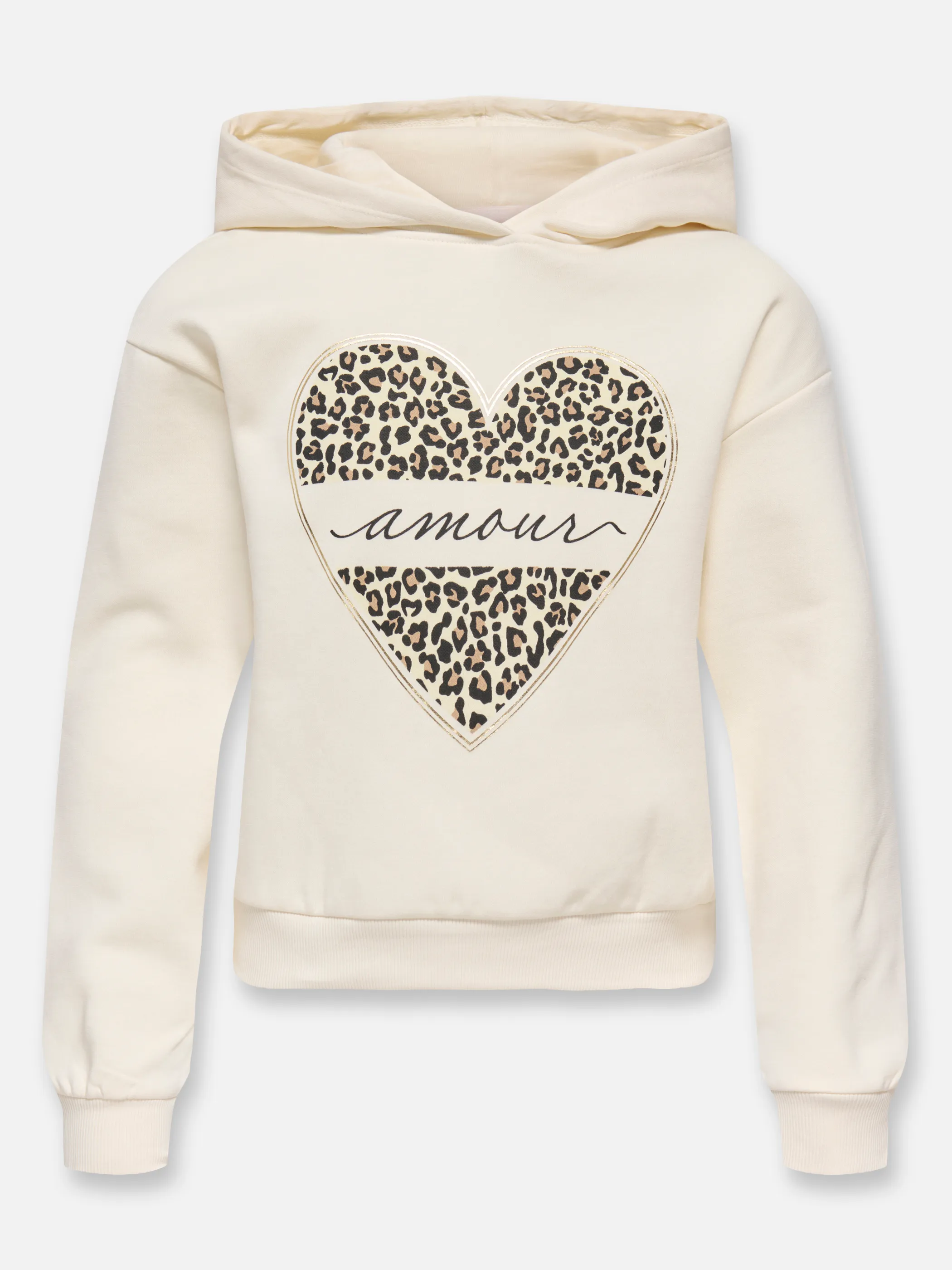 Kids Only 15355330 KOGCOOPER LIFE HEART LS HOODIE SWT Weiß 931450 177930001 3