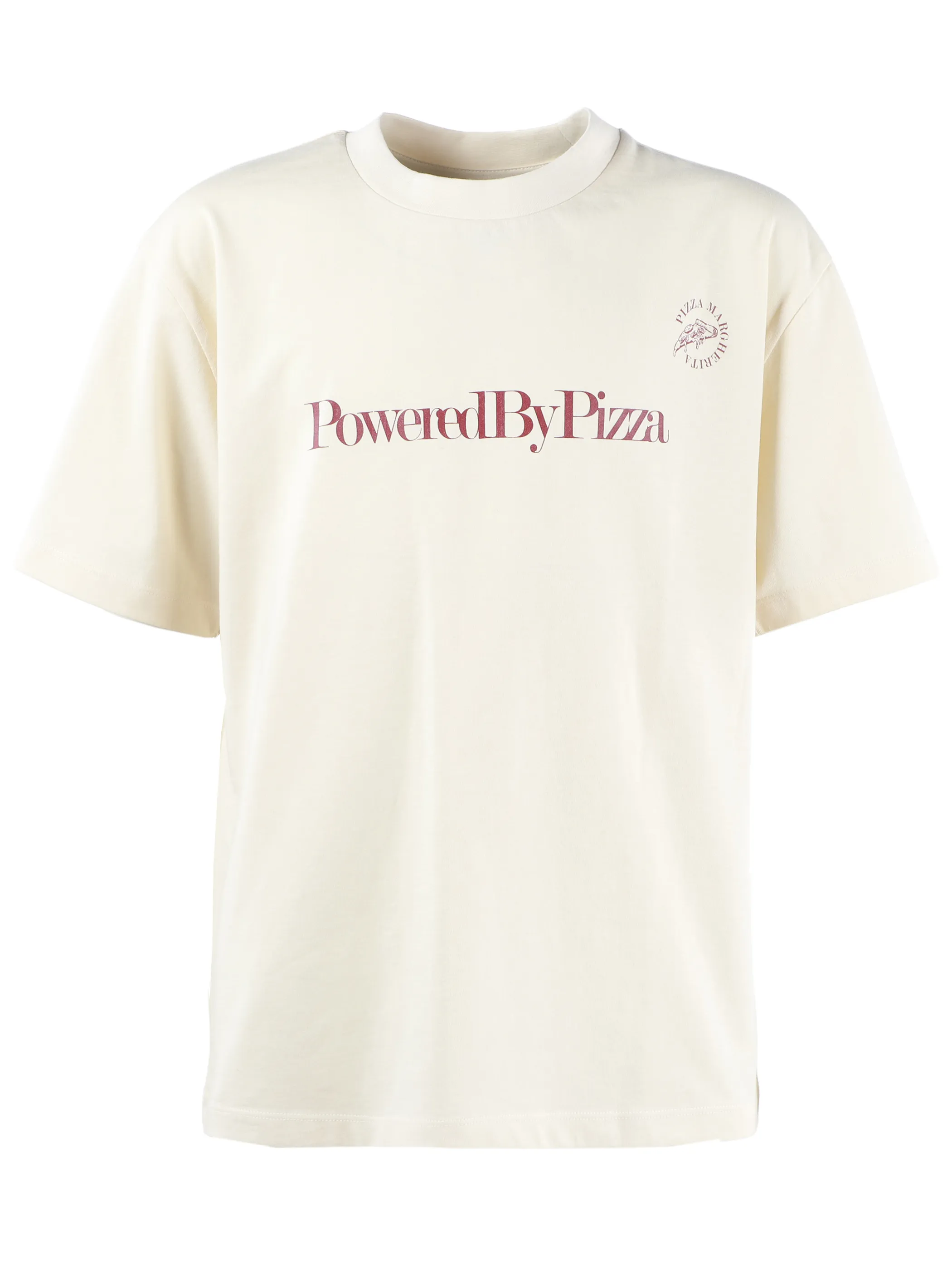 One Way TB T-Shirts mit Pizzeria Backprint beige Beige 921883 BEIGE 1