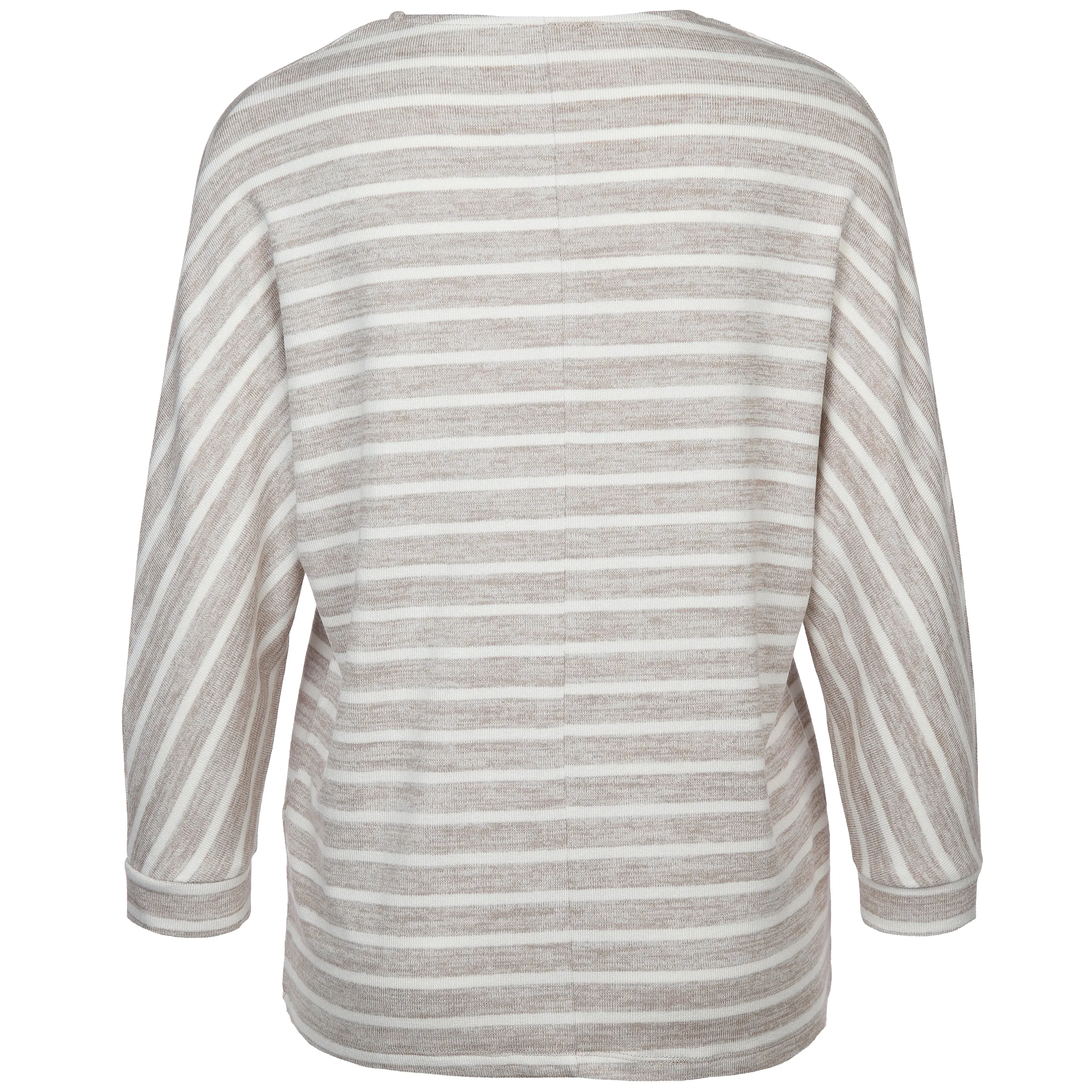Sure Da-Fledermausshirt m. Ringel Beige 880493 BEIGE/OFFW 2