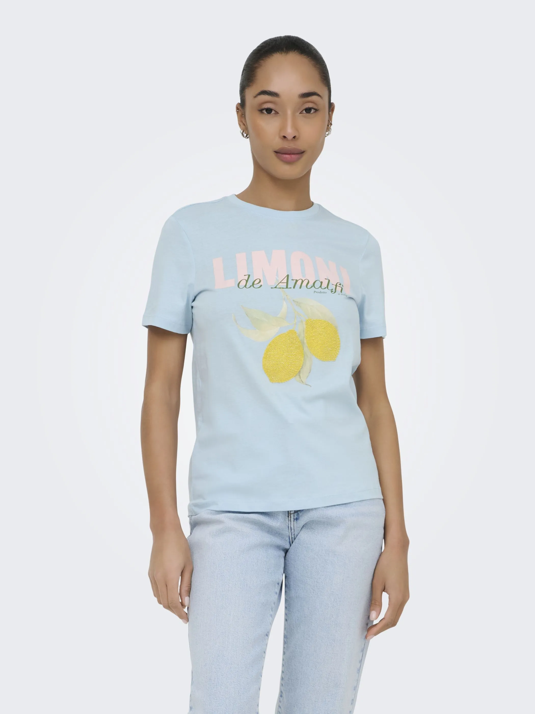 Only 15375848 ONLKITA S/S PEARL TOP Blau 926808 253196002 1